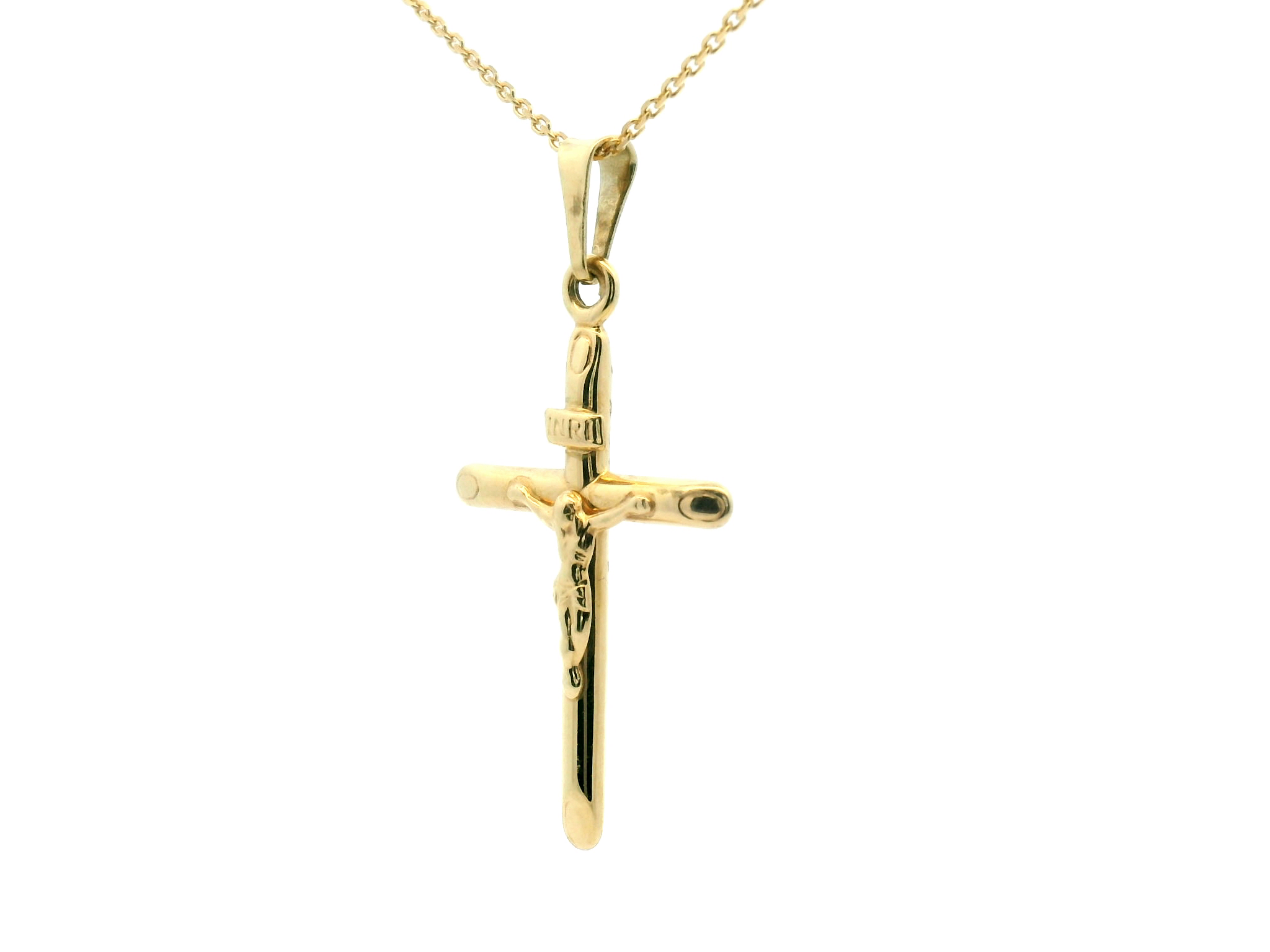 Gold Crucifix Charm