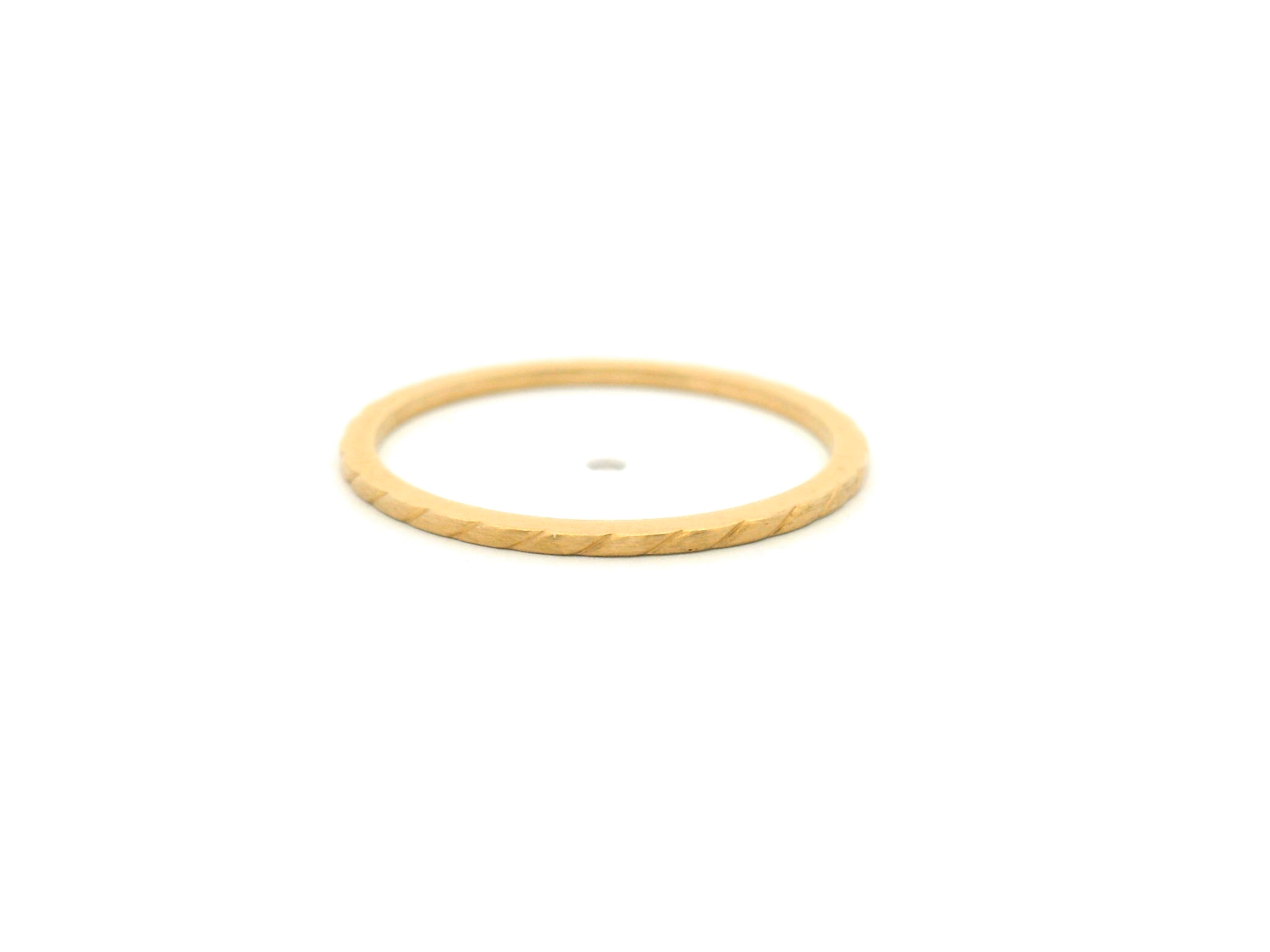 Roped Gold Wedding Band