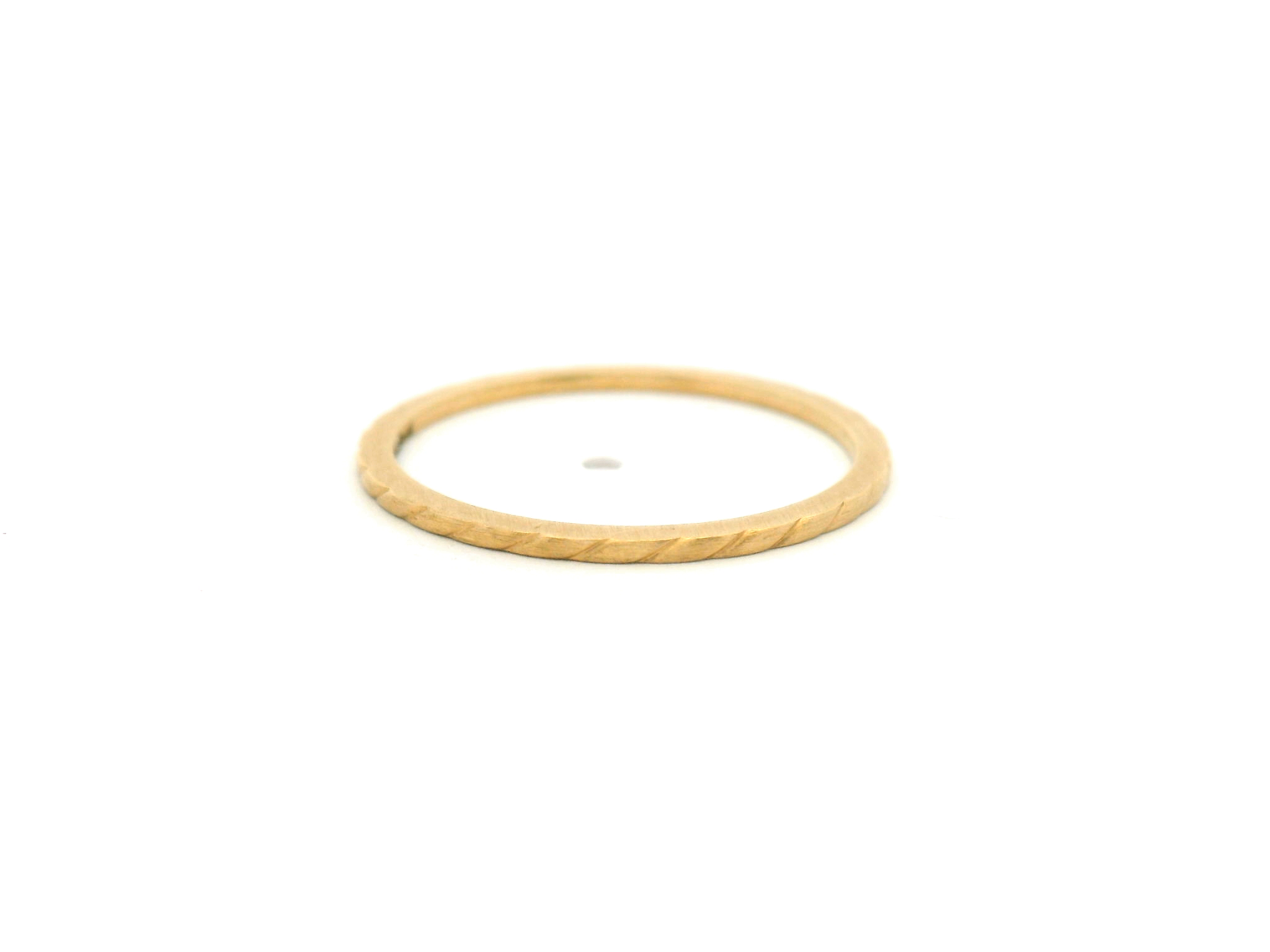 Roped Gold Wedding Band