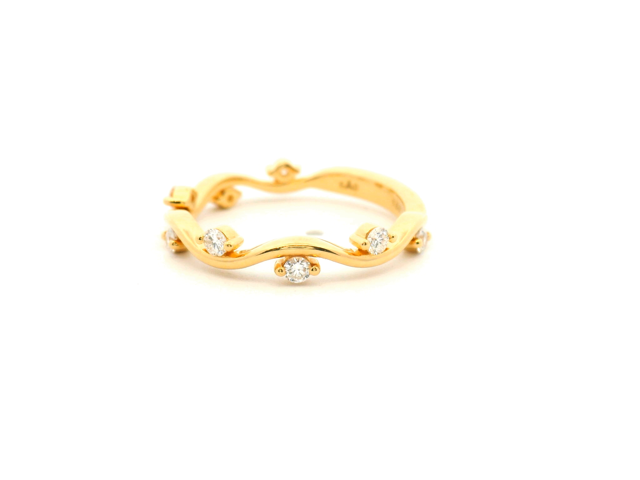 Diamond Twist Fashion Ring