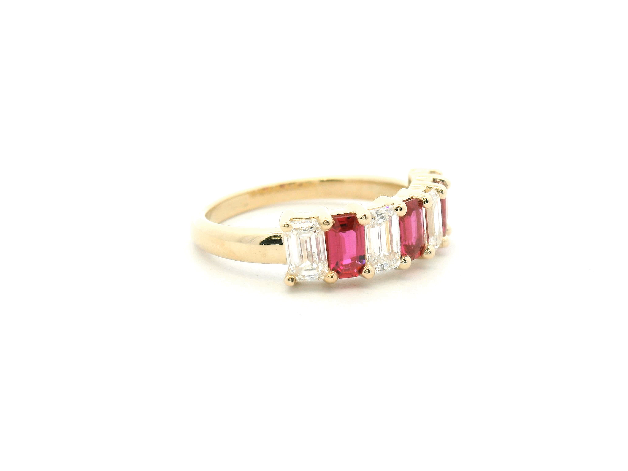 Ruby and Diamond Step-Style Band