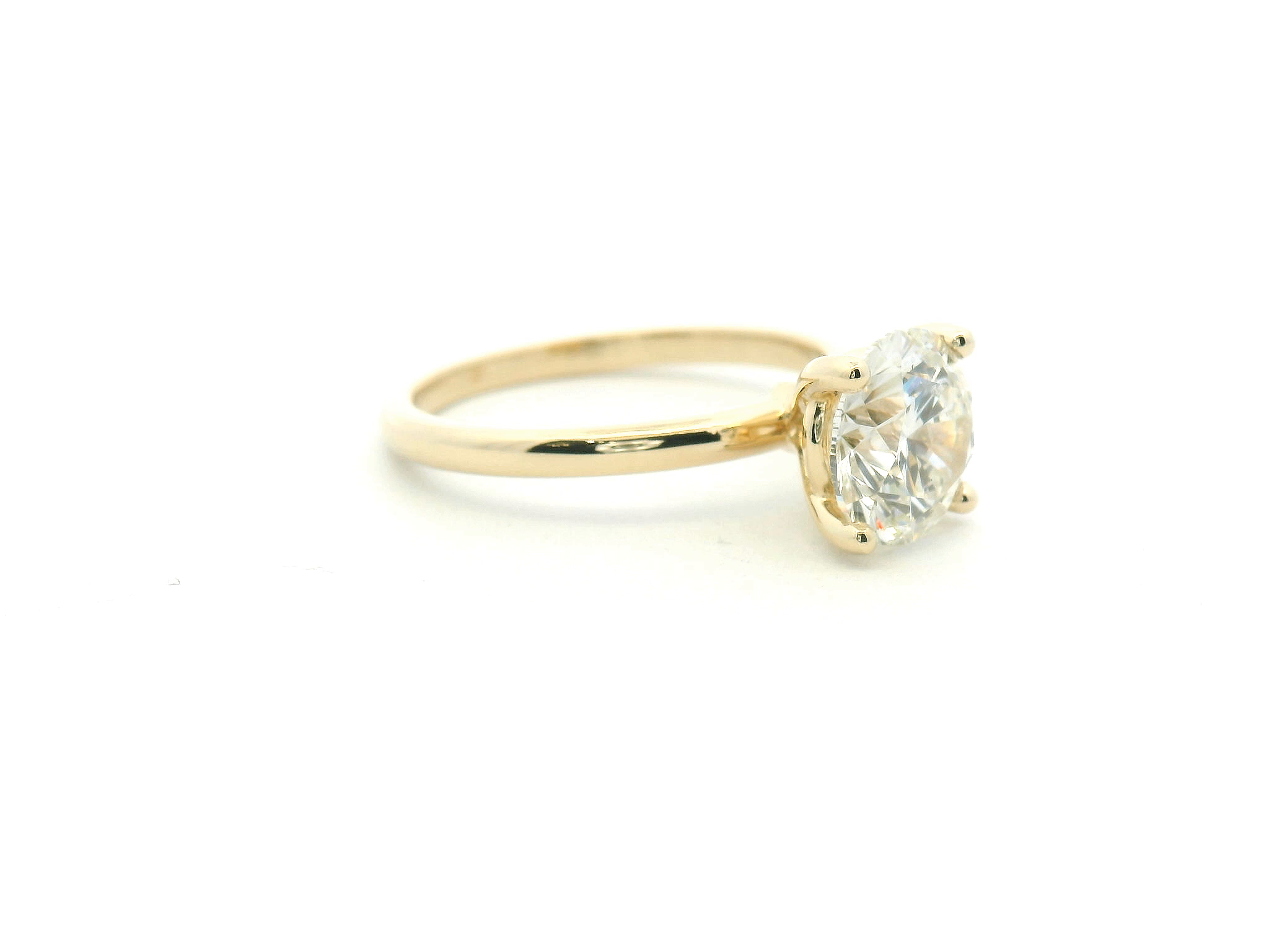 Round Diamond Solitaire Ring