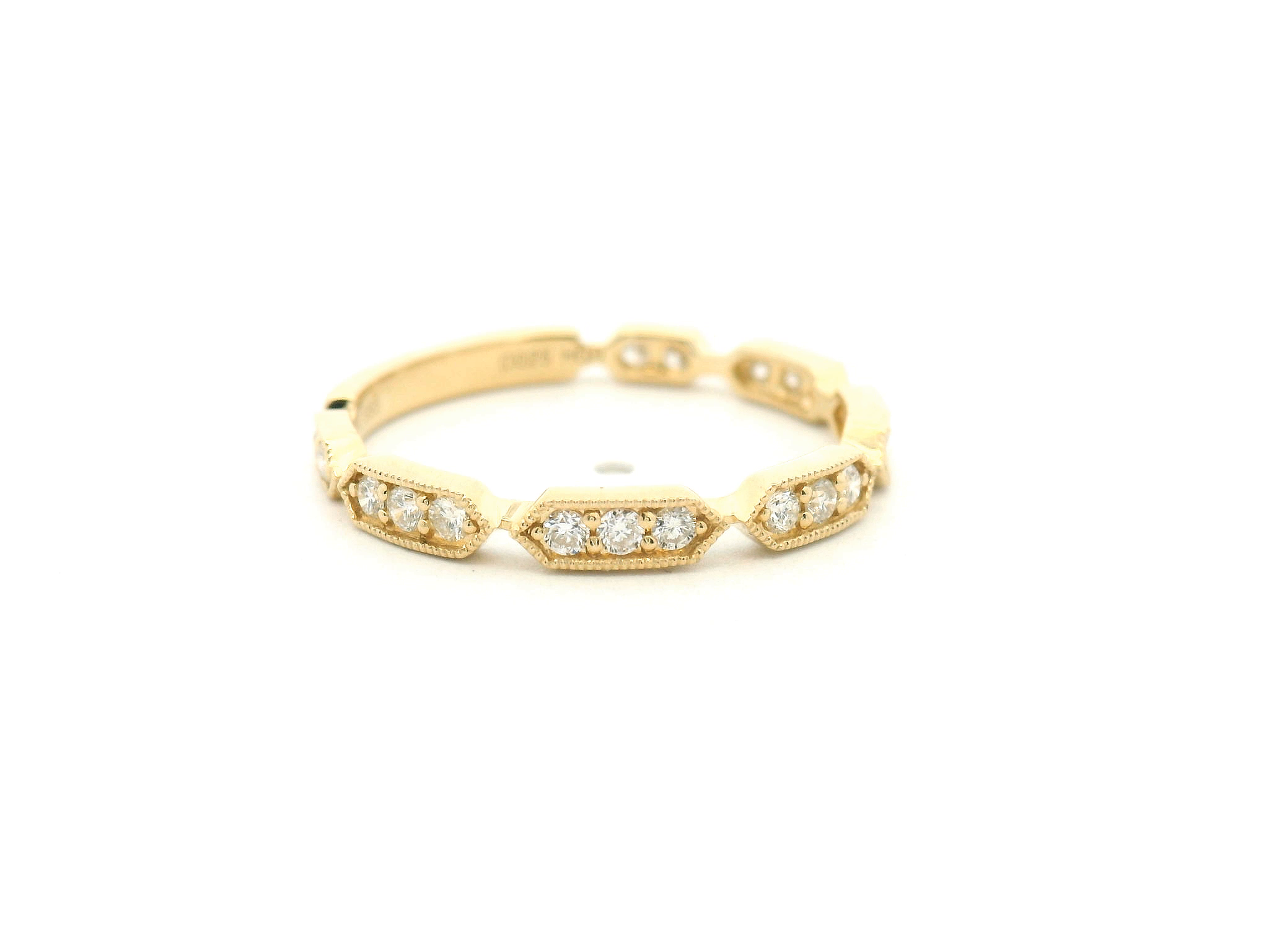 Diamond Hexagon Pattern Band