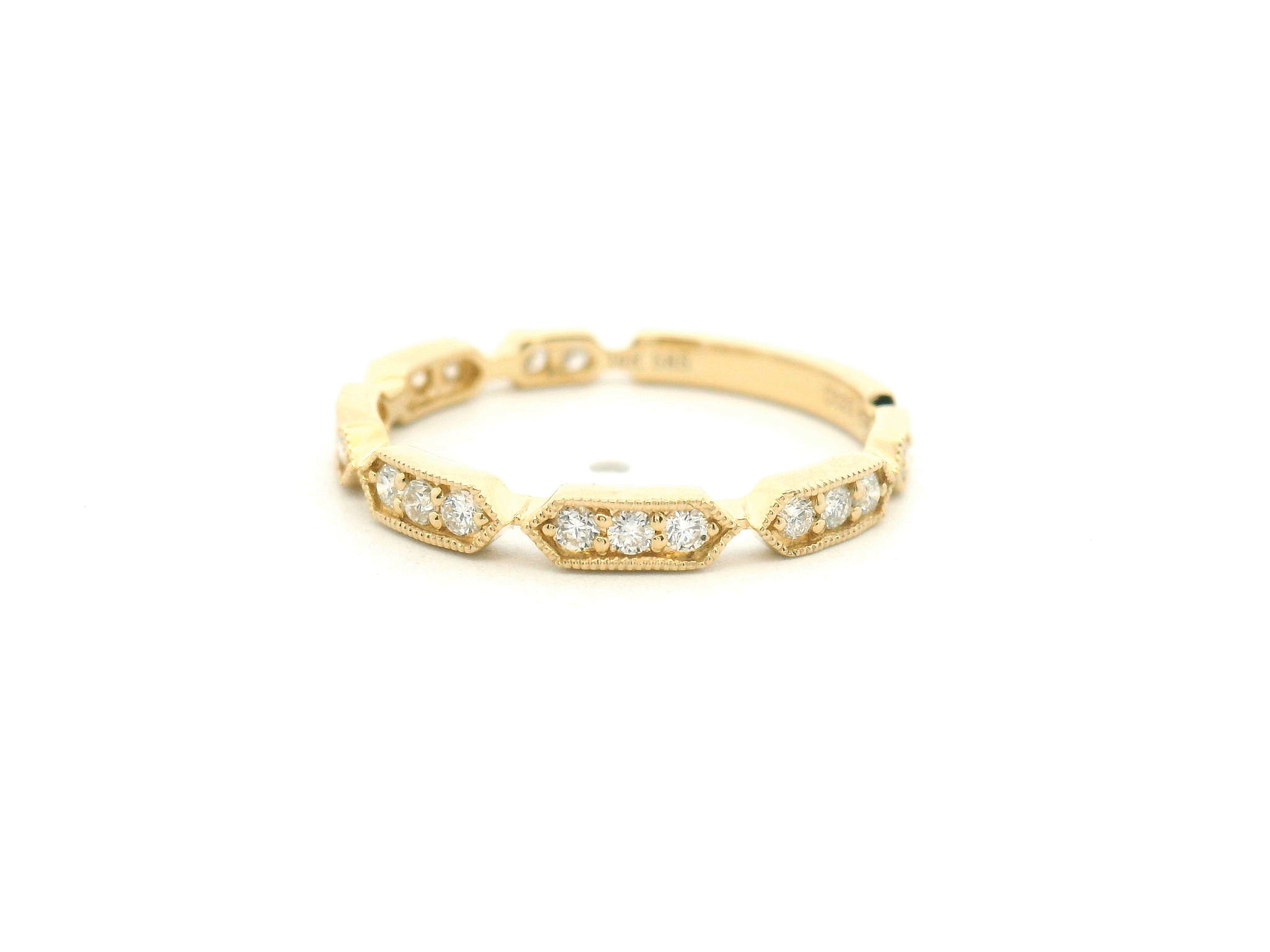 Diamond Hexagon Pattern Band