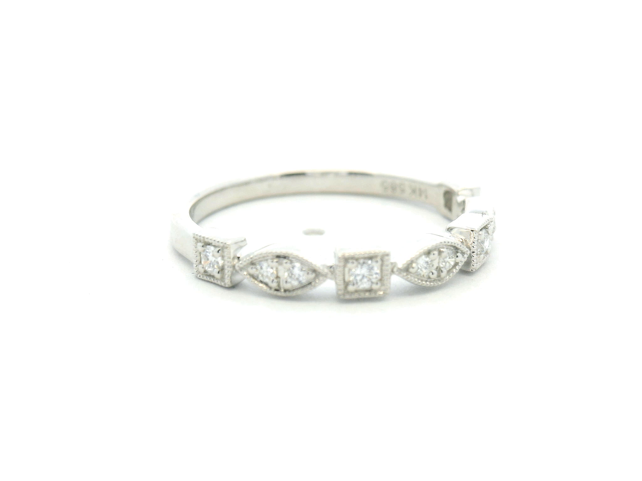 Diamond Geometric and Marquise Band