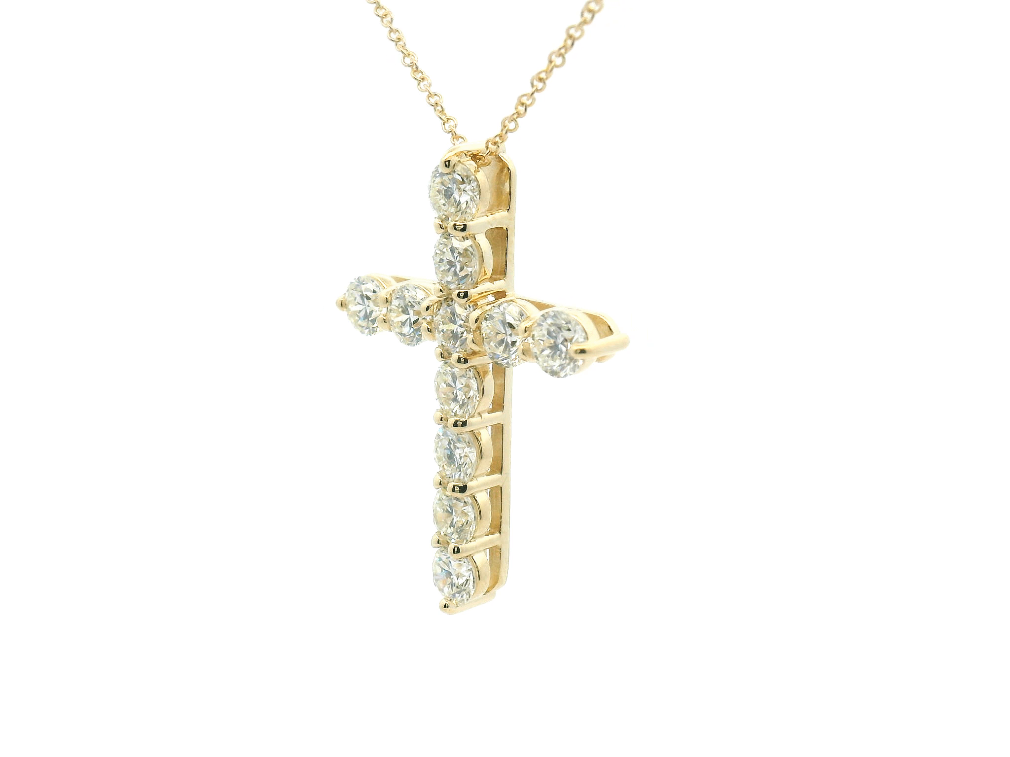 Diamond Cross Pendant Necklace
