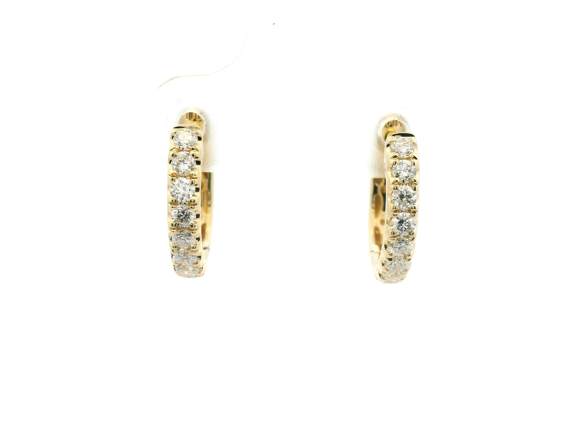 Diamond Hoop Earrings