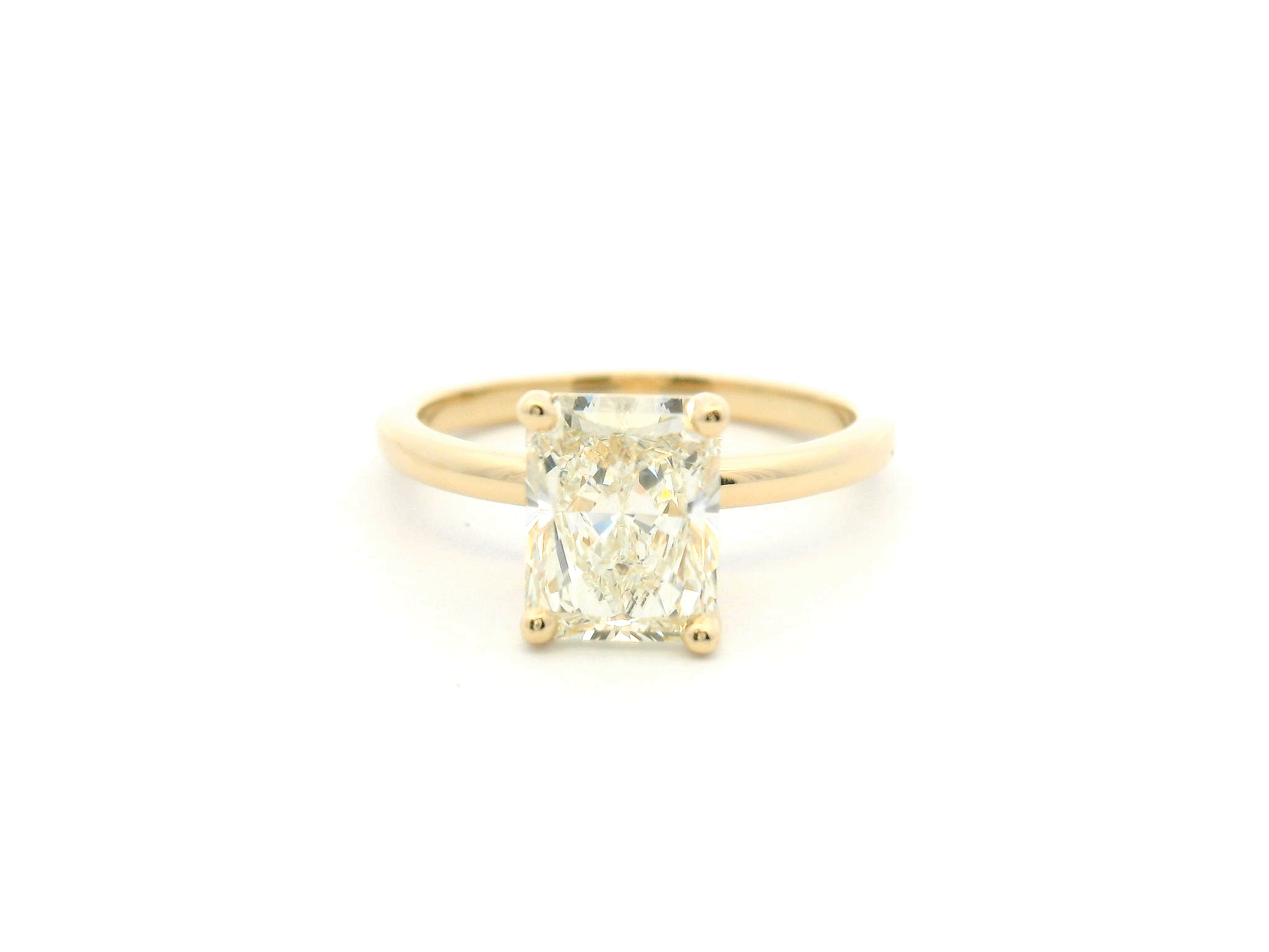 Radiant Cut Solitaire Engagement Ring