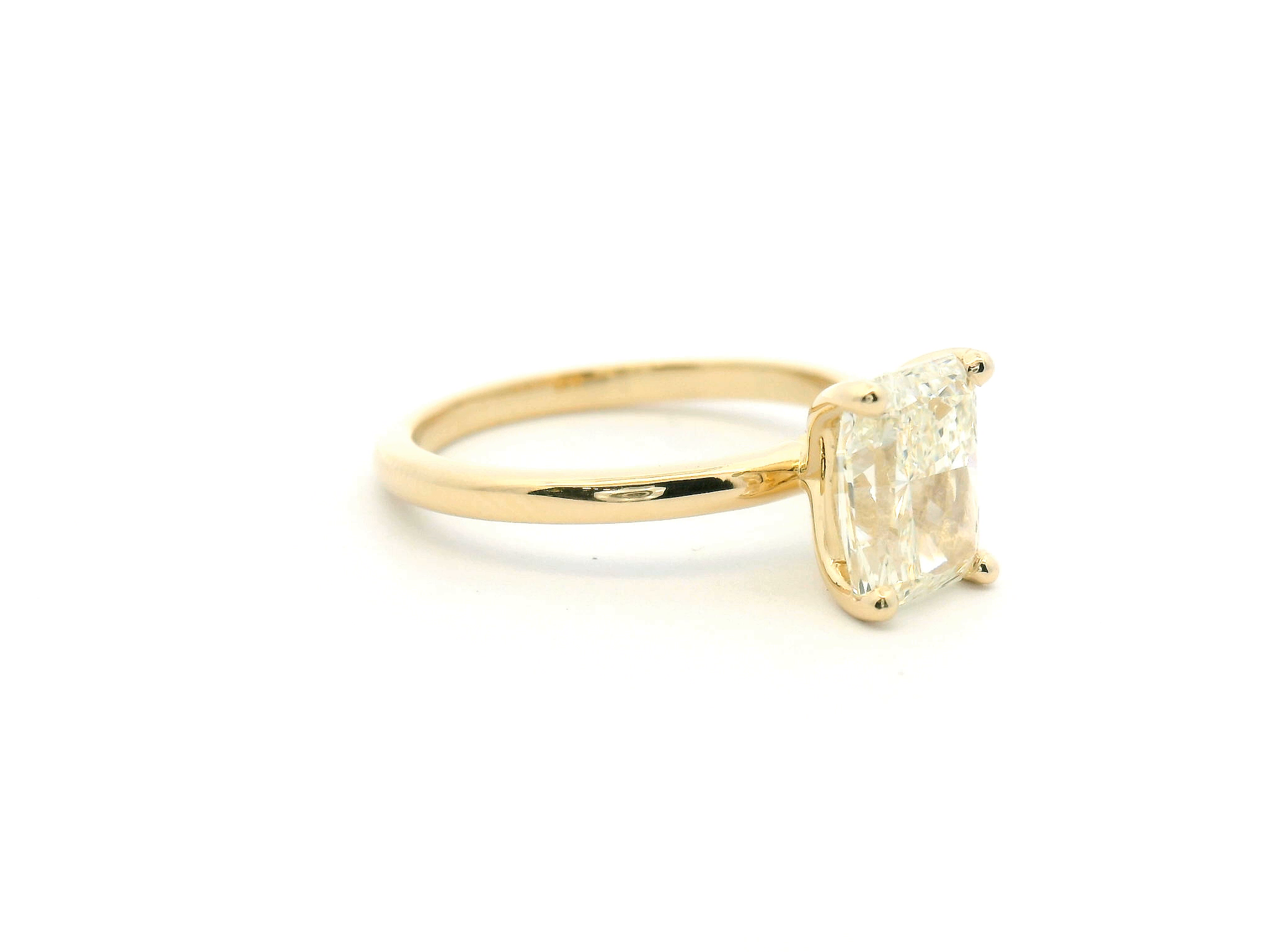 Radiant Cut Solitaire Engagement Ring