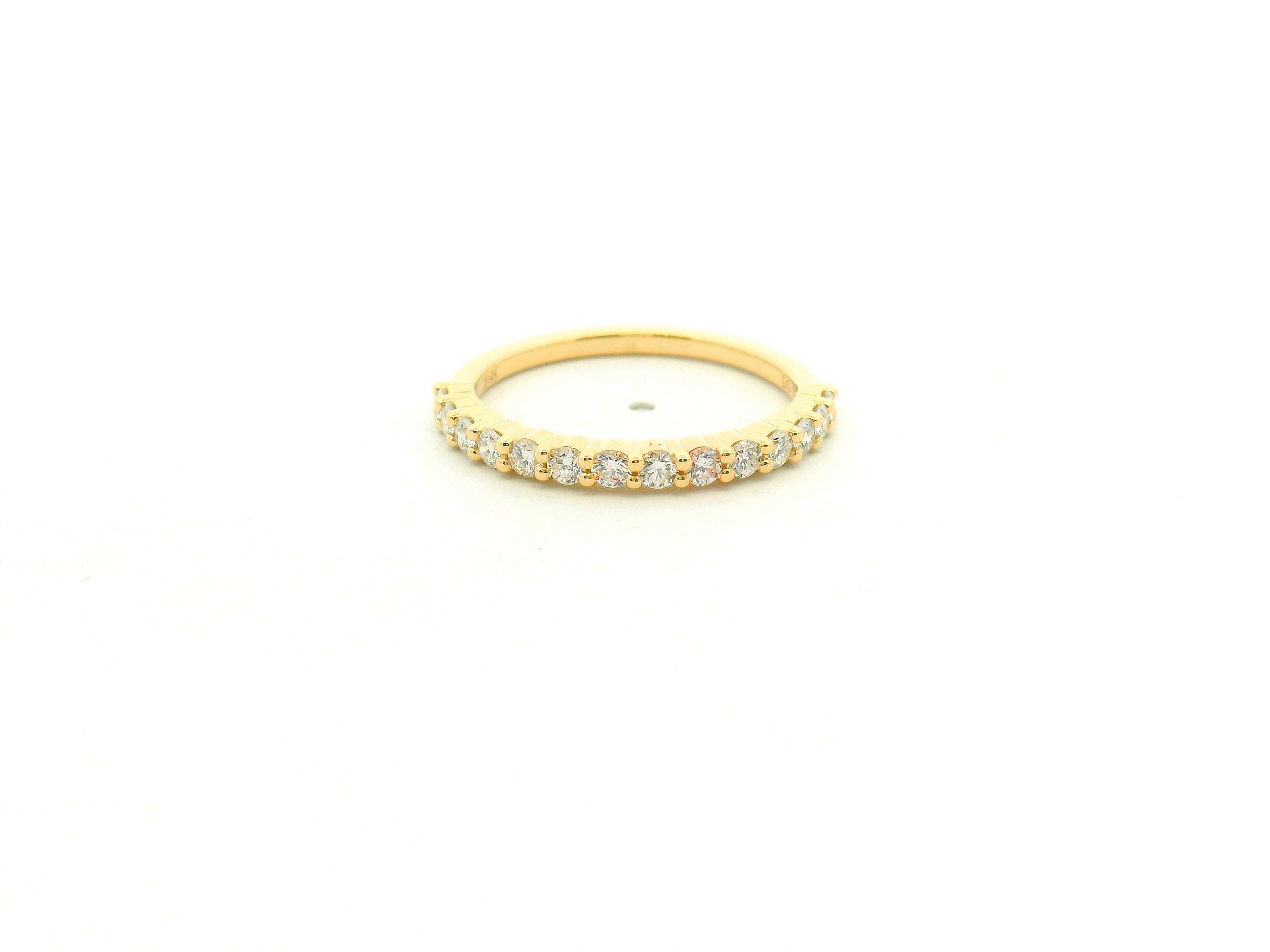 Double Shared Prong Diamond Band