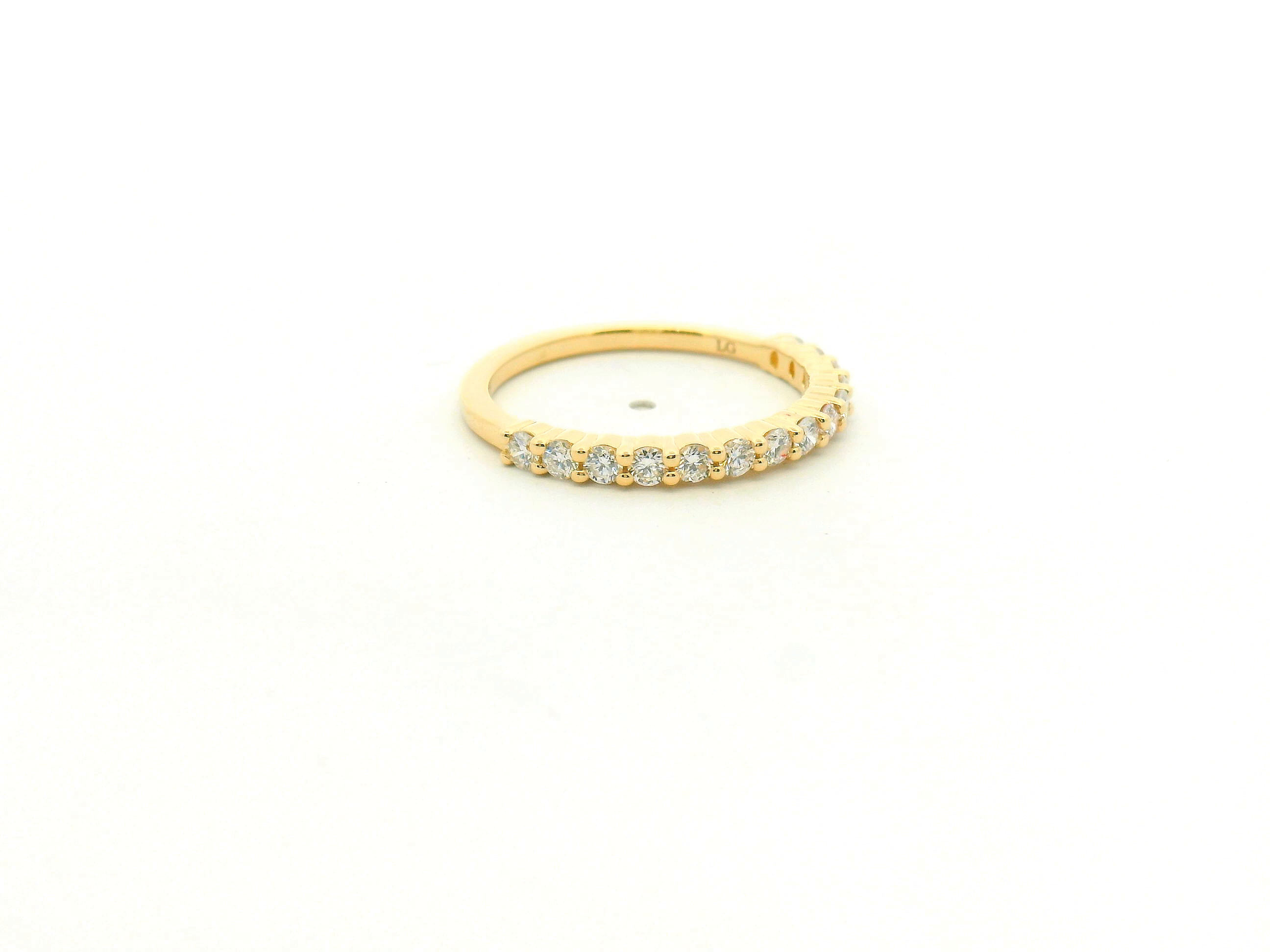 Double Shared Prong Diamond Band