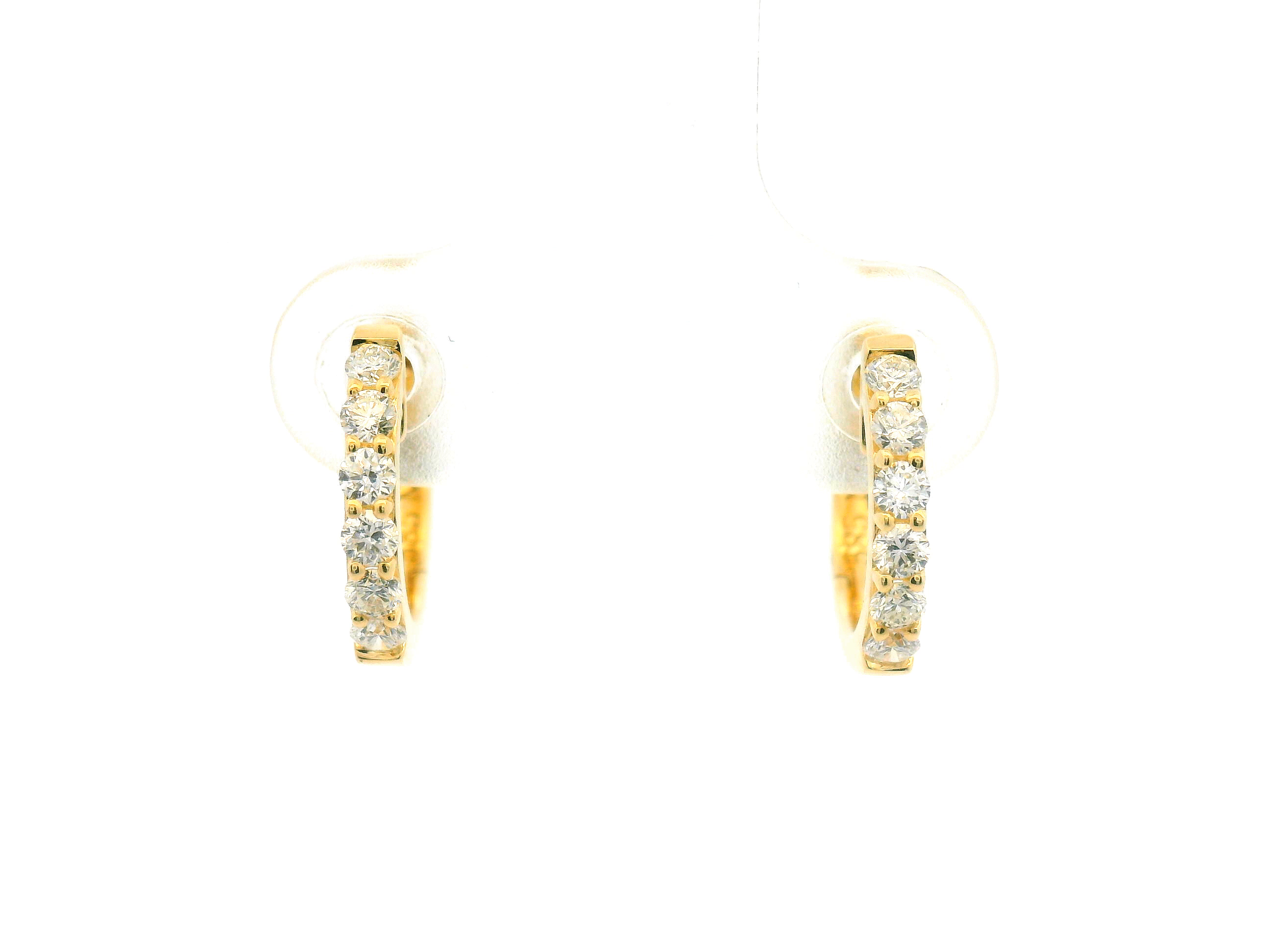 Diamond Hoop Earrings