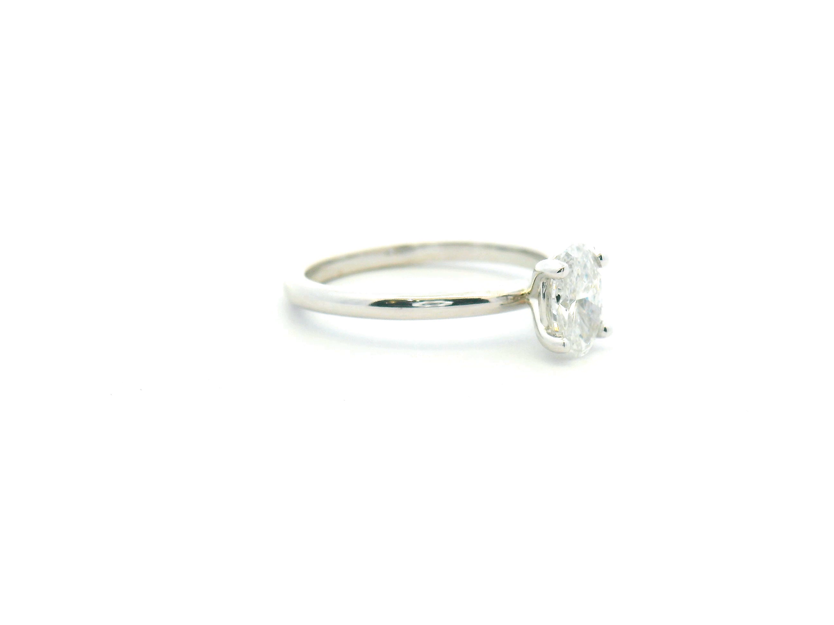 Oval Solitaire Engagement Ring