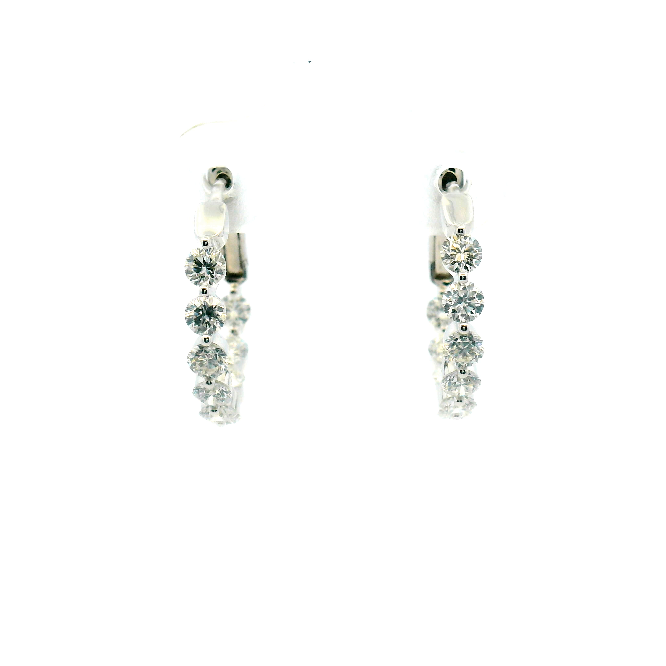 Inside-Out Diamond Hoop Earrings