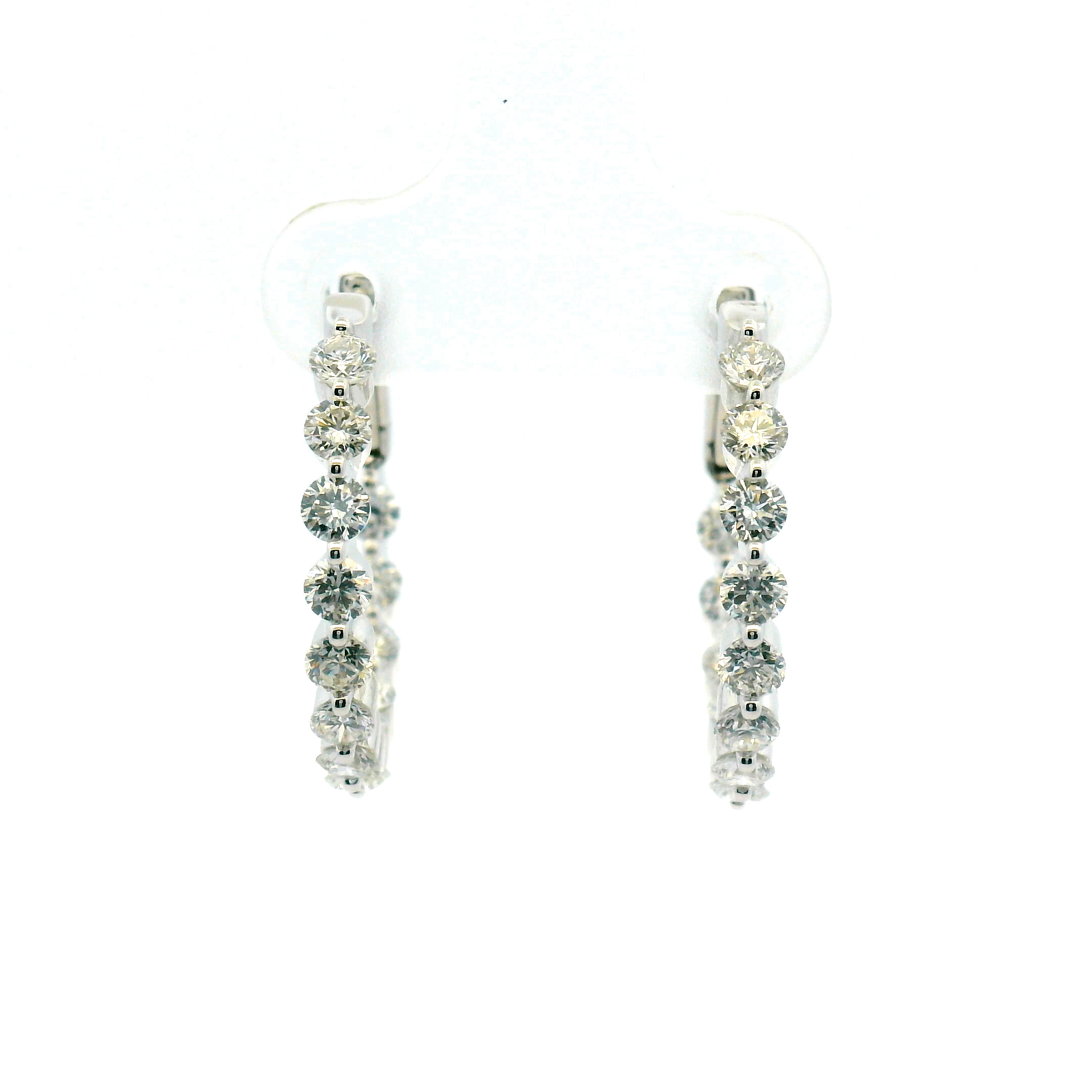 Inside-Out Diamond Hoop Earrings