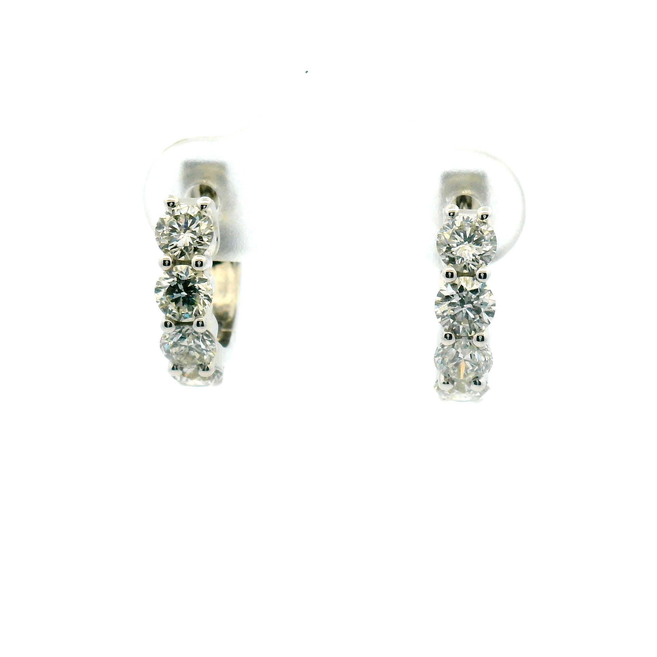 Diamond Hoop Earrings