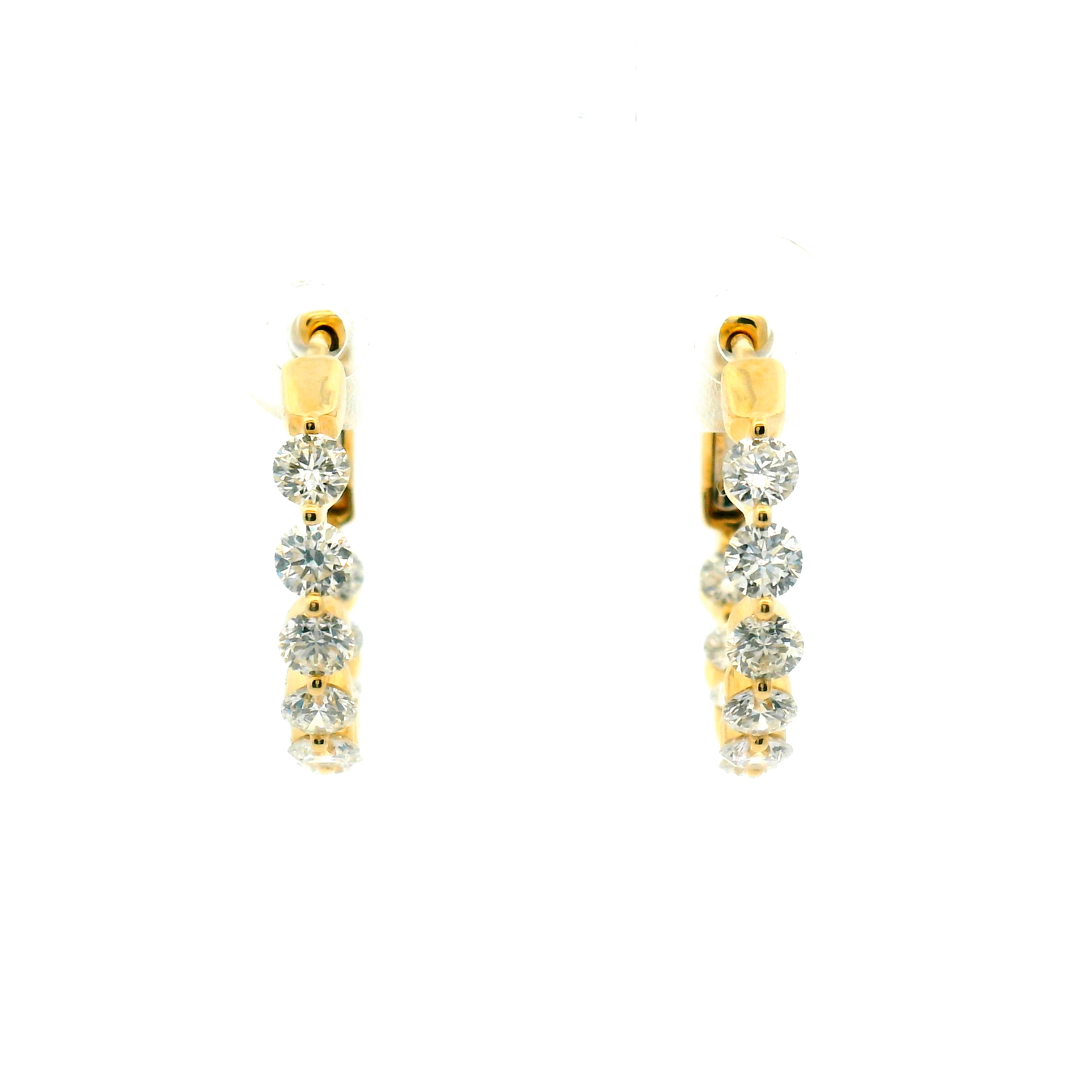 Inside-Out Diamond Hoop Earrings