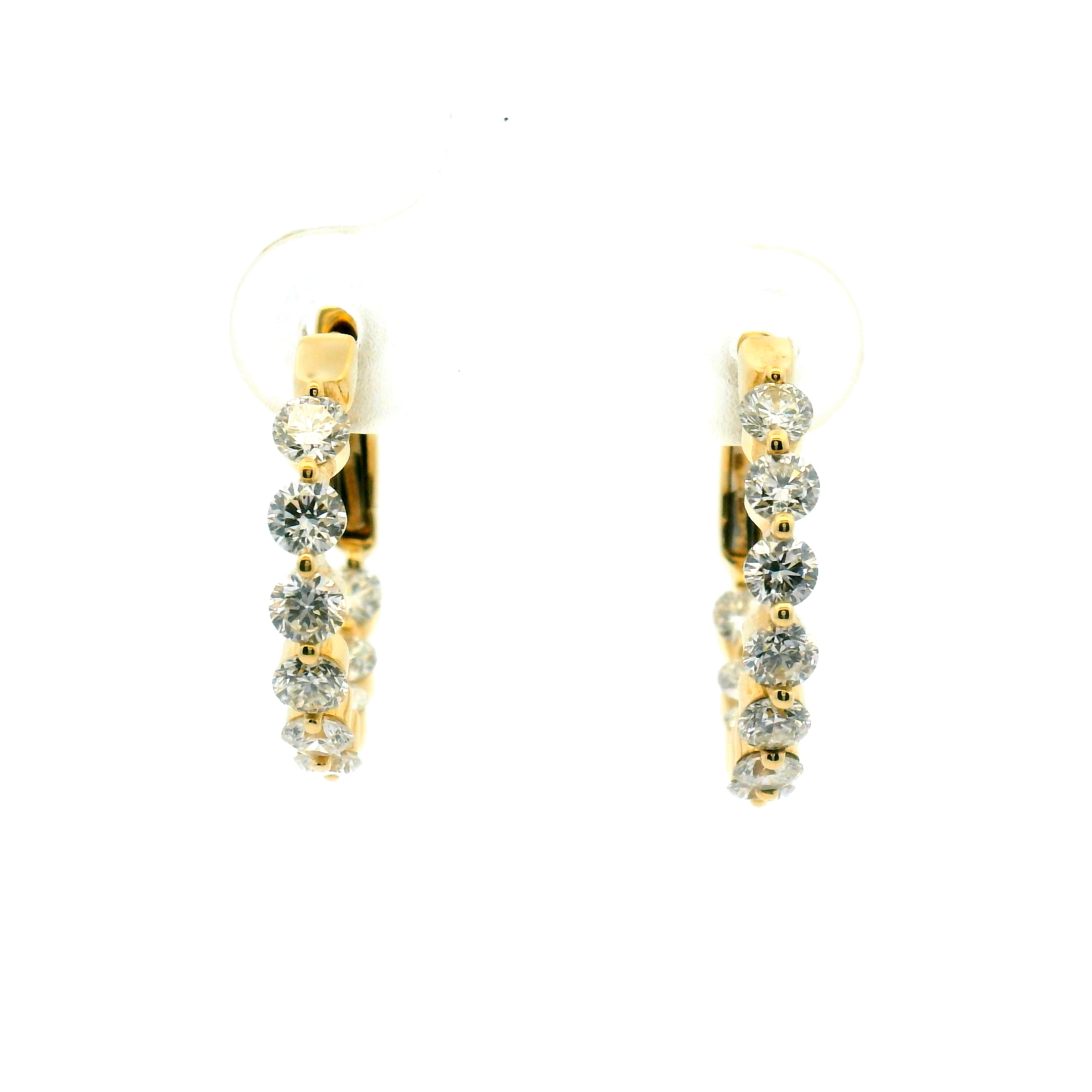 Inside-Out Diamond Hoop Earrings