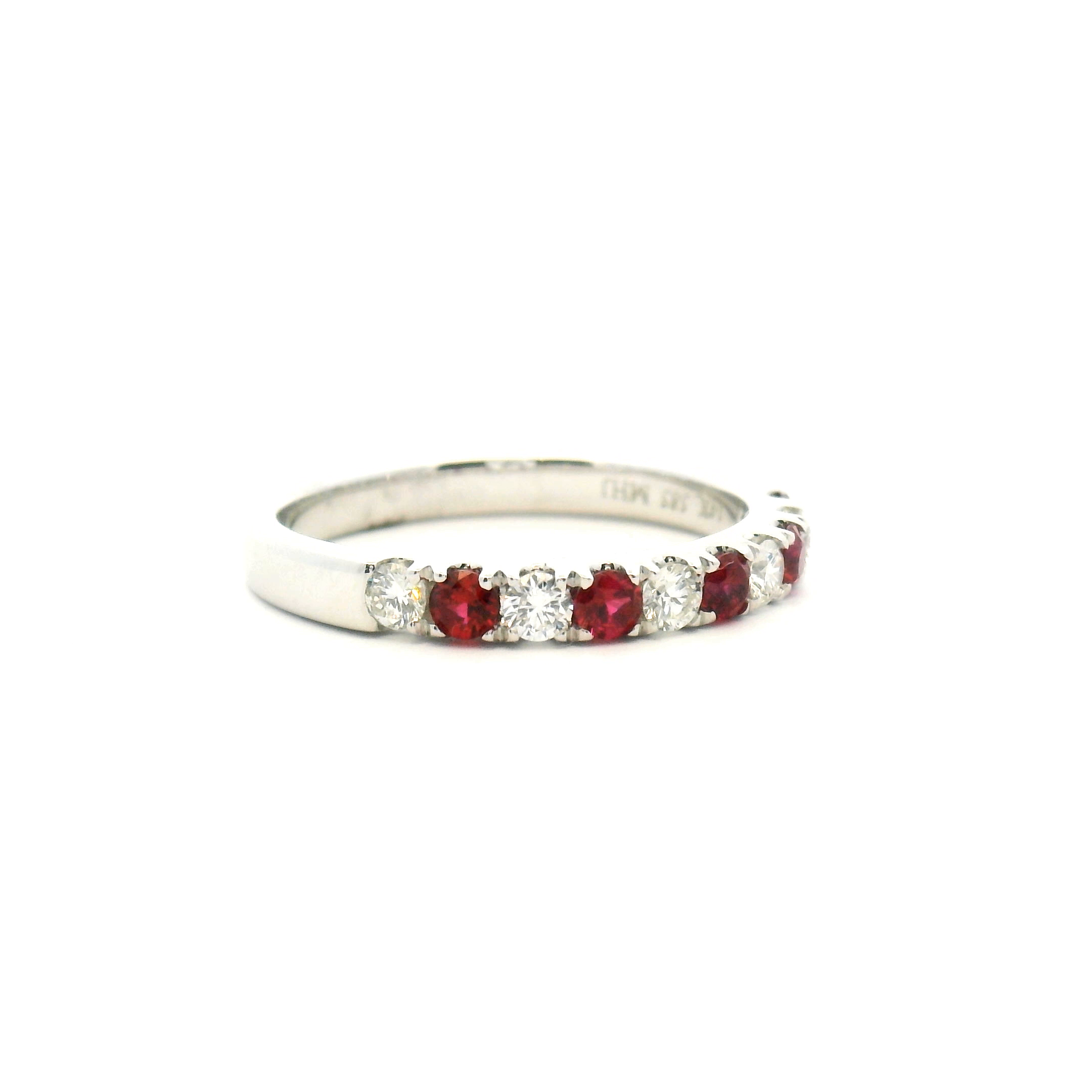 Ruby and Diamond Alternating Band