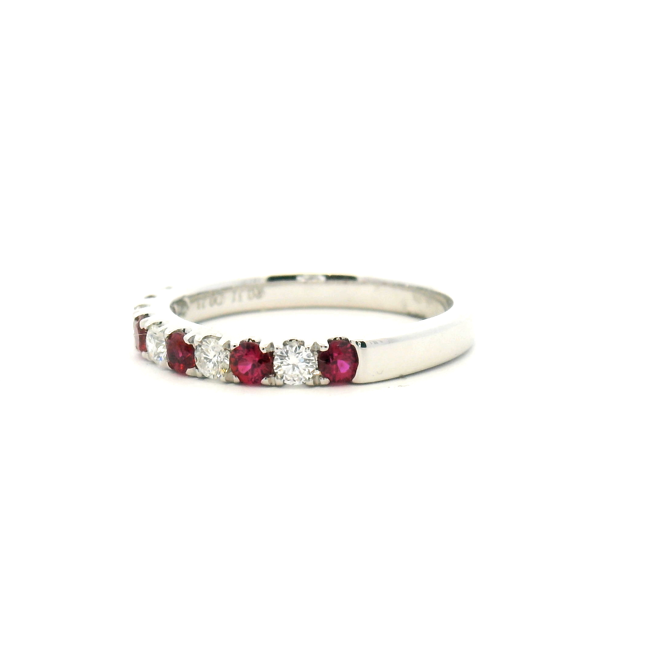 Ruby and Diamond Alternating Band