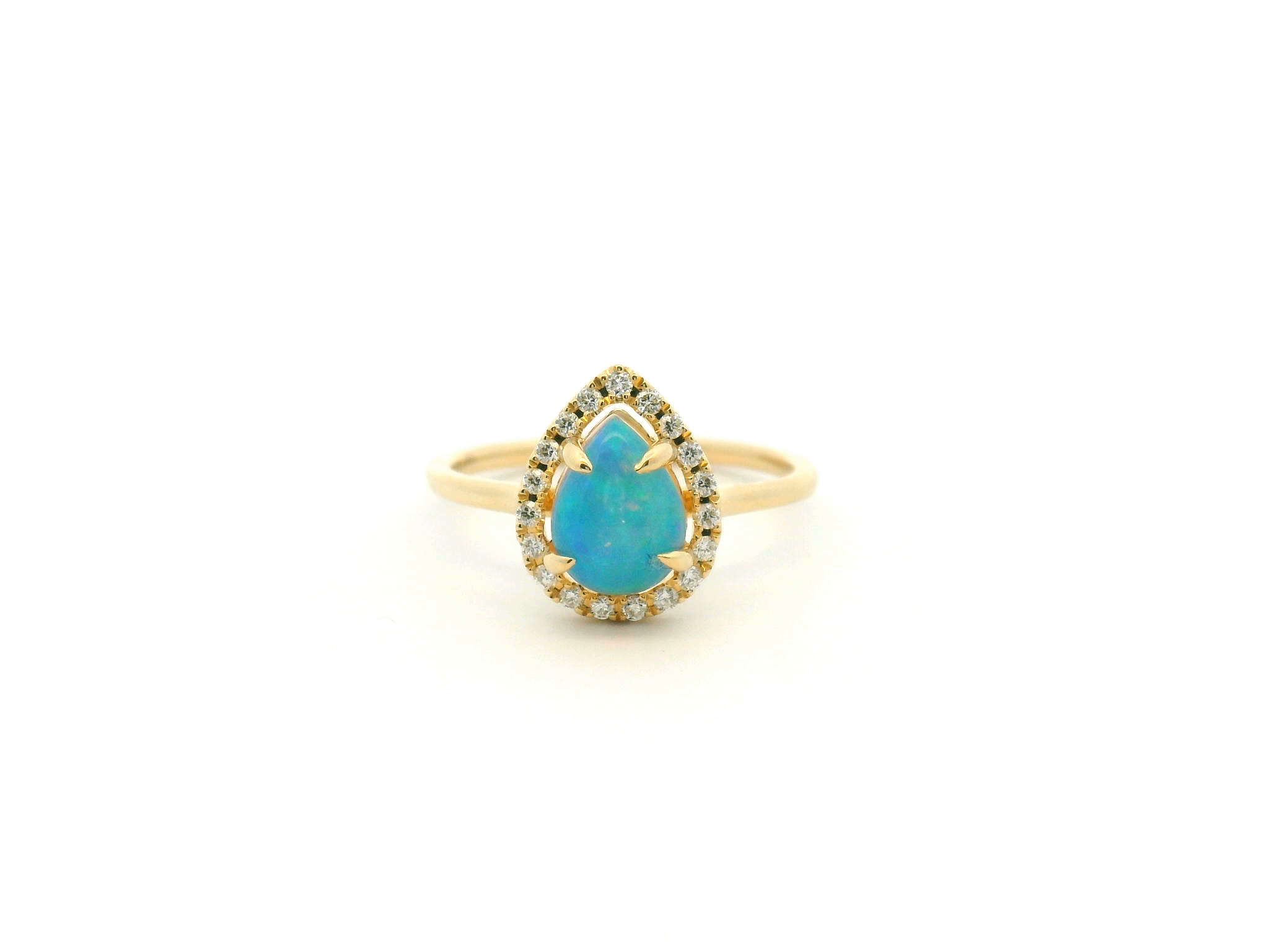 Opal Halo Cocktail Ring