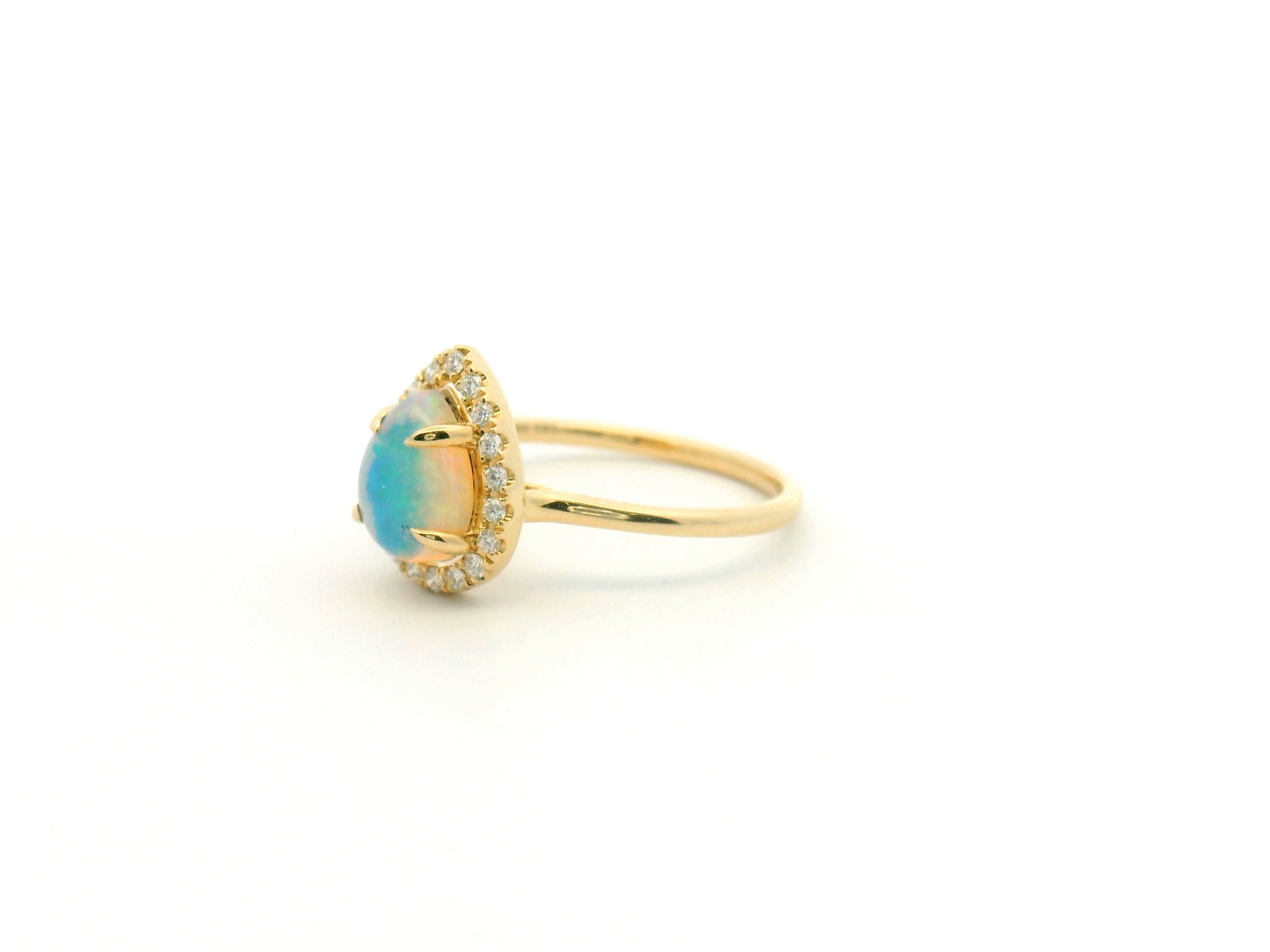Opal Halo Cocktail Ring