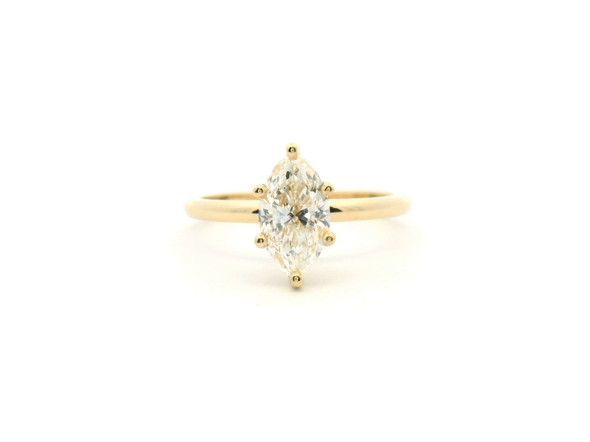 Marquise Diamond Solitaire Engagement Ring