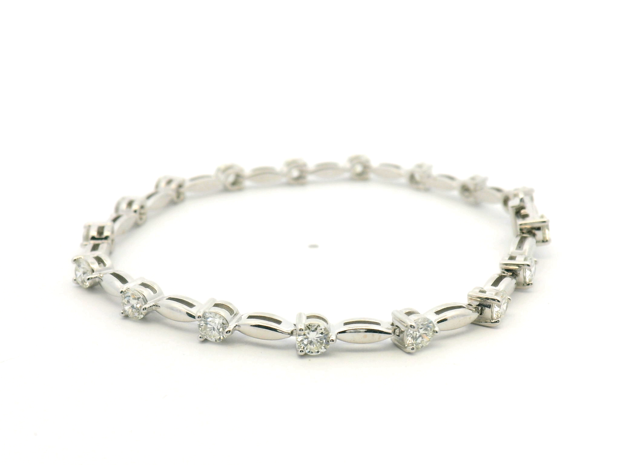 Diamond Link Tennis Bracelet