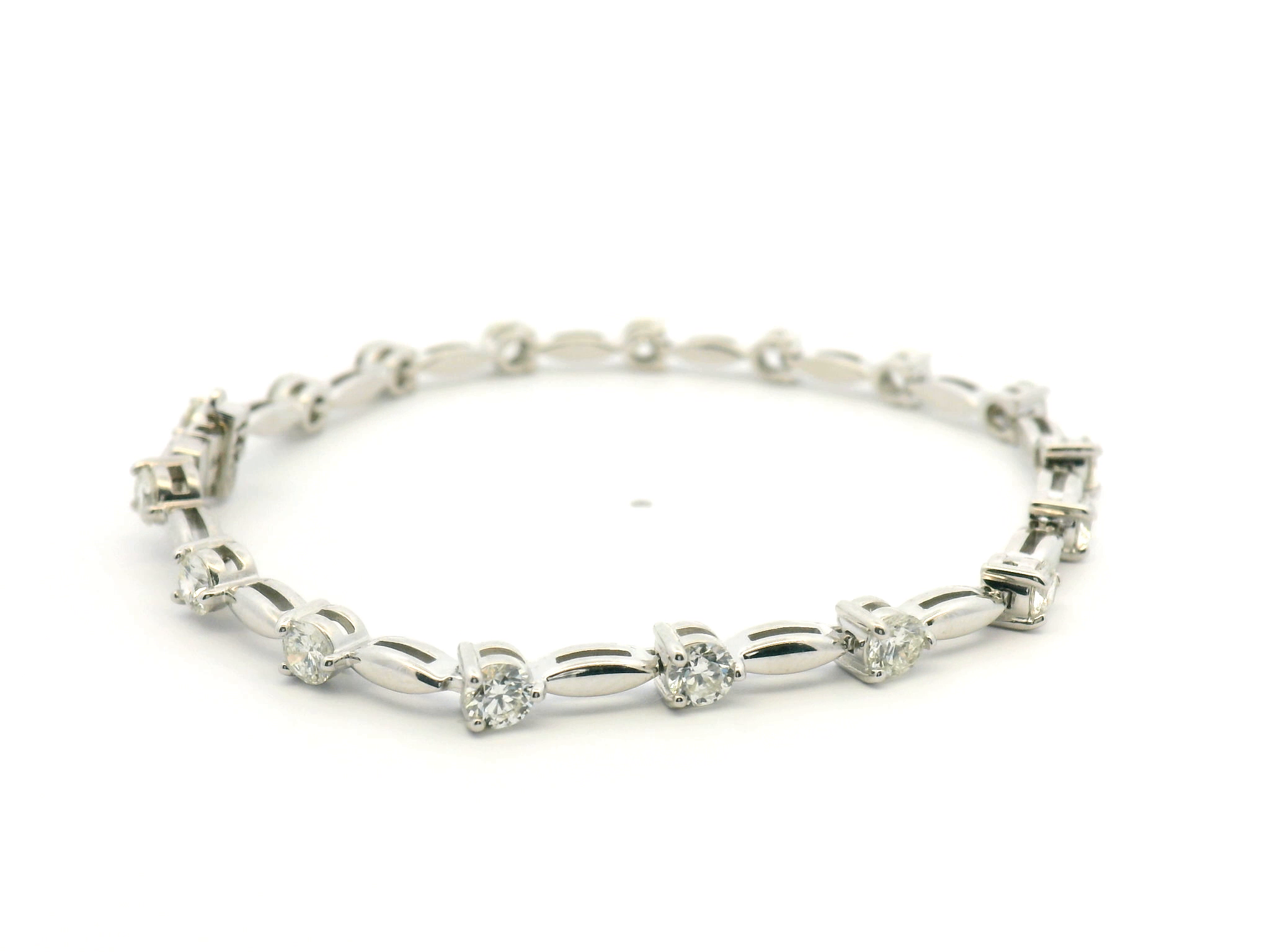 Diamond Link Tennis Bracelet