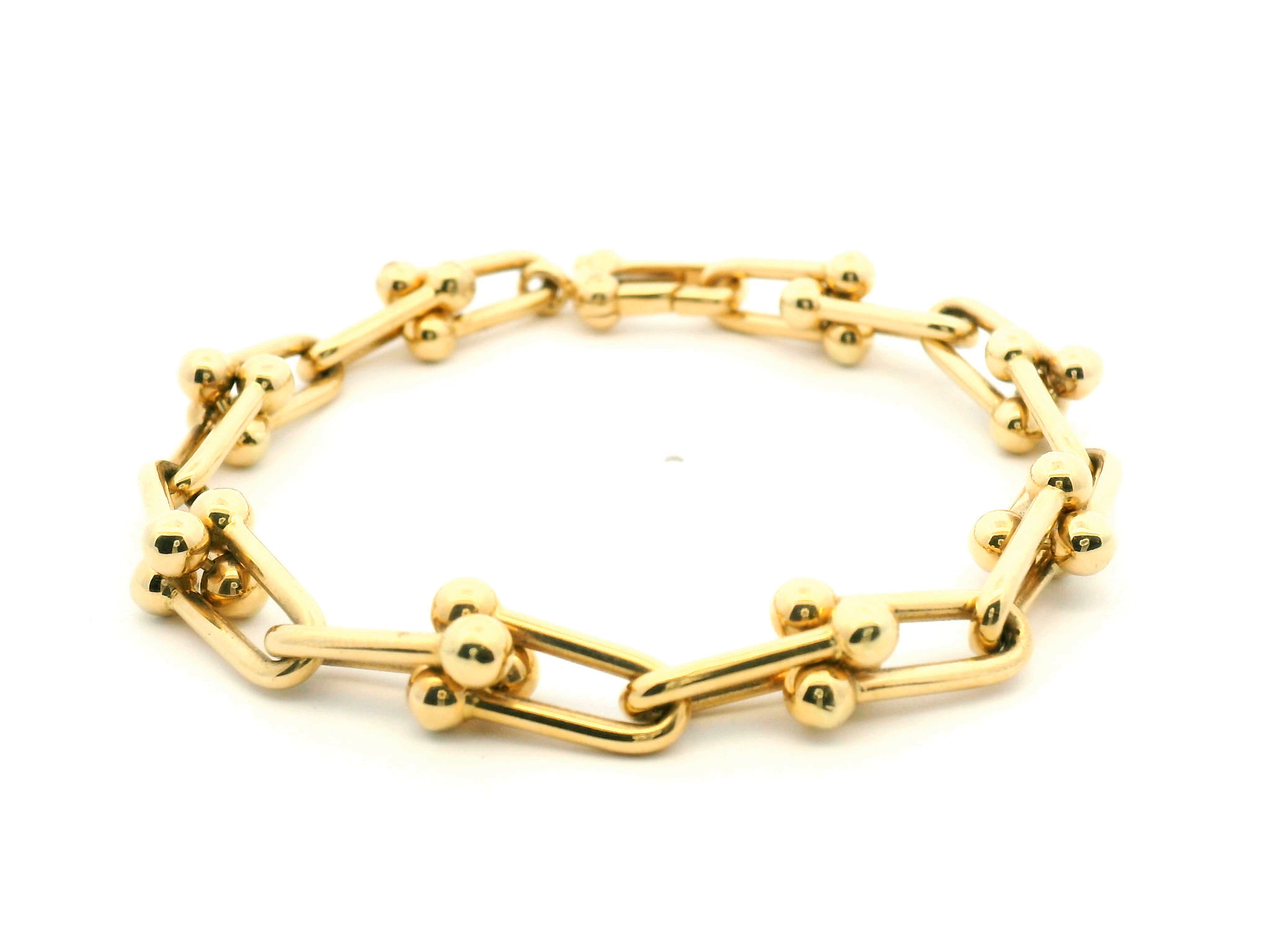Gold Paperclip Bracelet