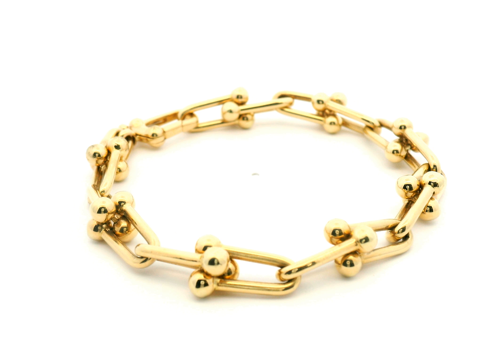 Gold Paperclip Bracelet