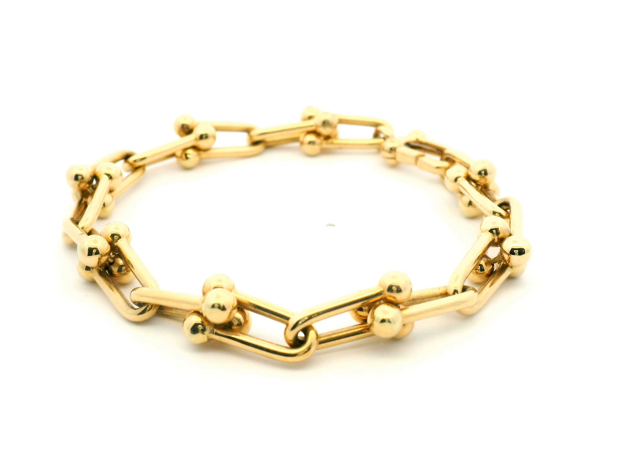 Gold Paperclip Bracelet