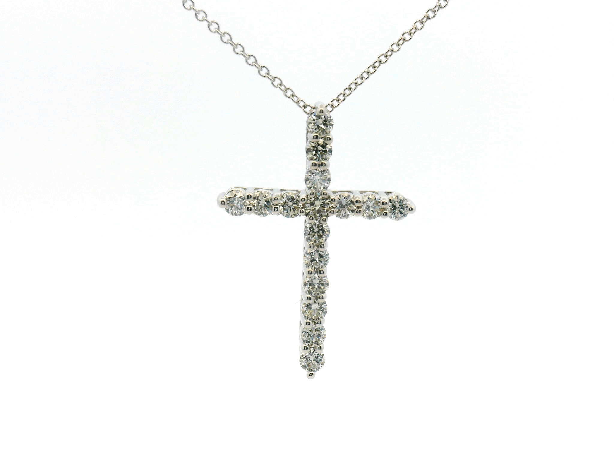 Diamond Cross Pendant Necklace