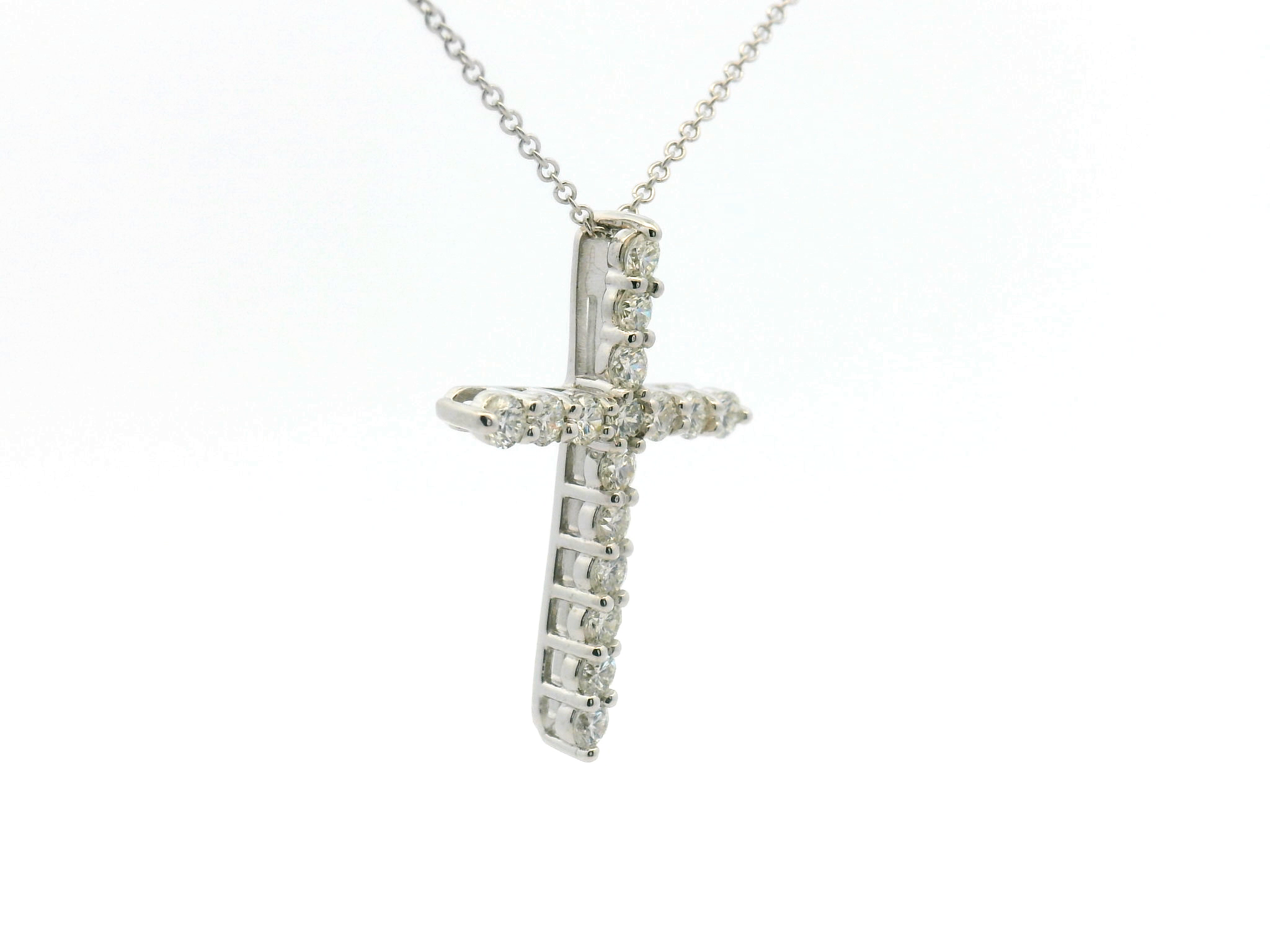 Diamond Cross Pendant Necklace