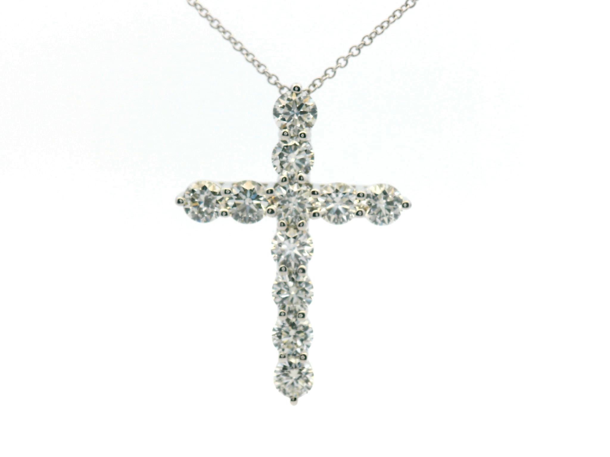 Diamond Cross Pendant Necklace