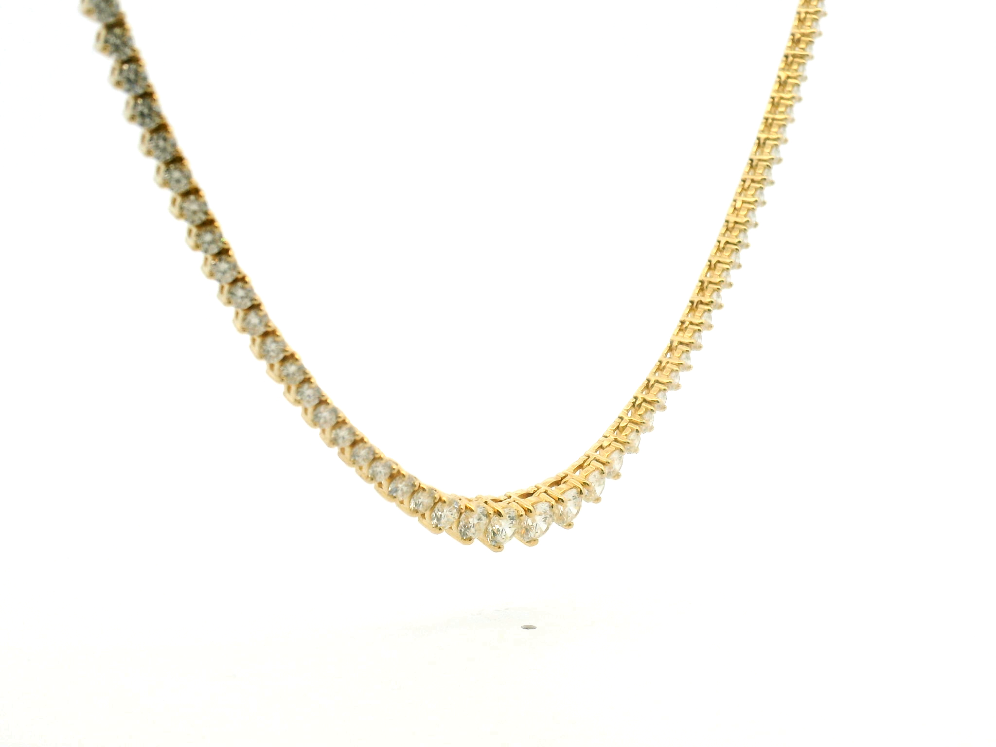 Diamond Graduated Tennis Necklace