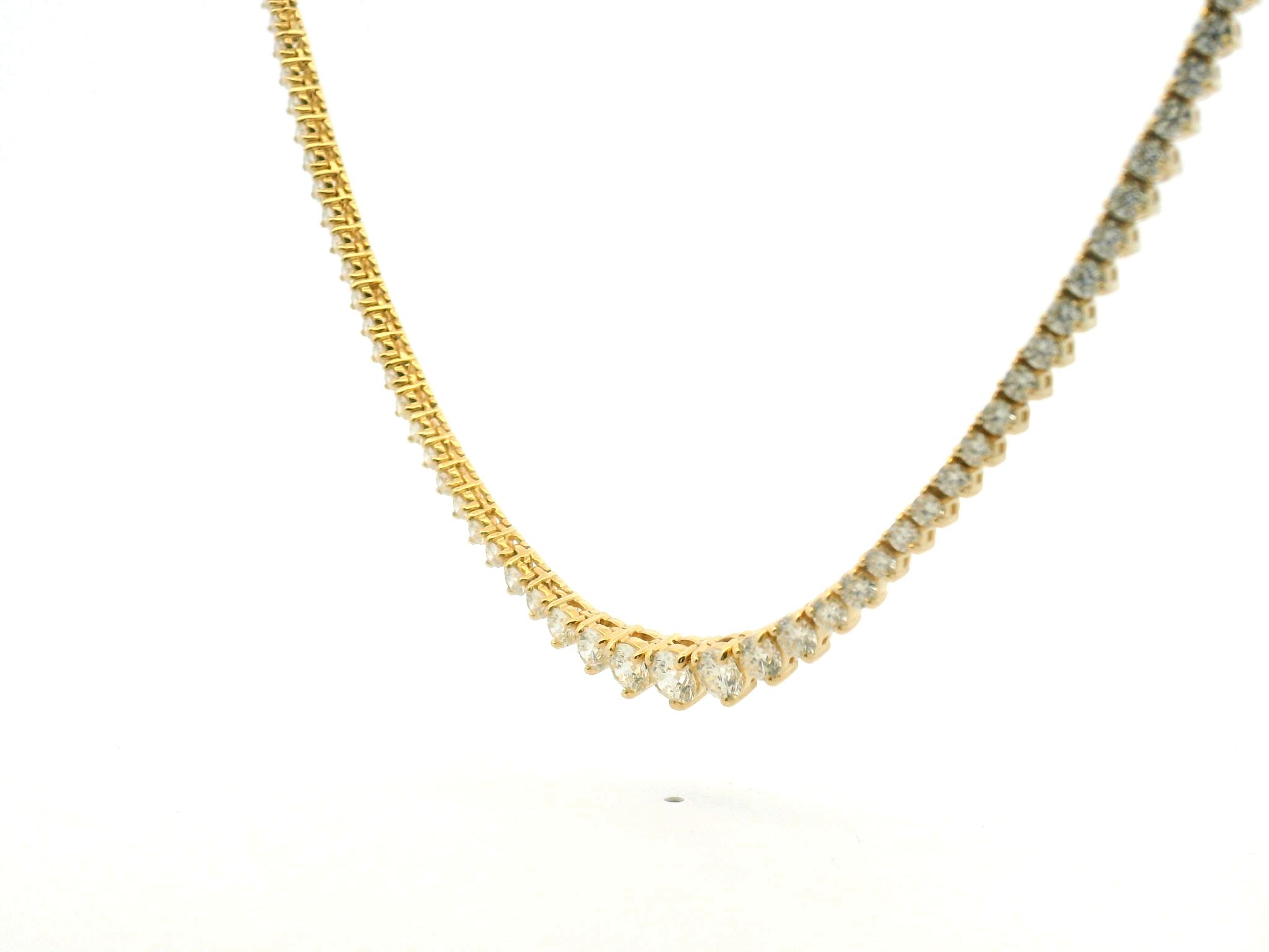 Diamond Graduated Tennis Necklace