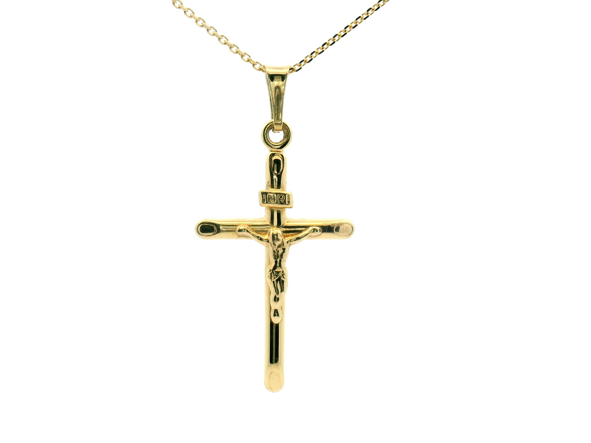 Gold Crucifix Charm