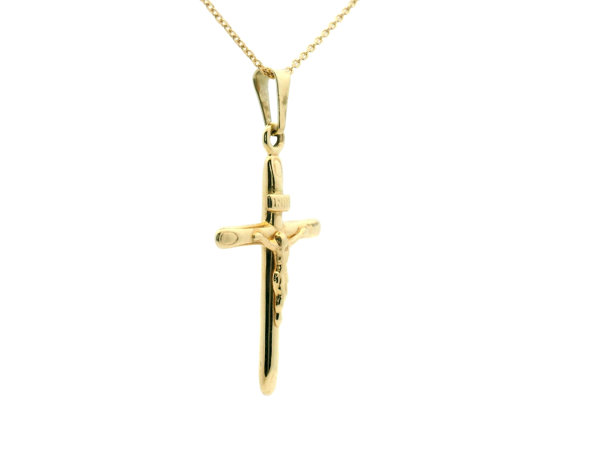 Gold Crucifix Charm