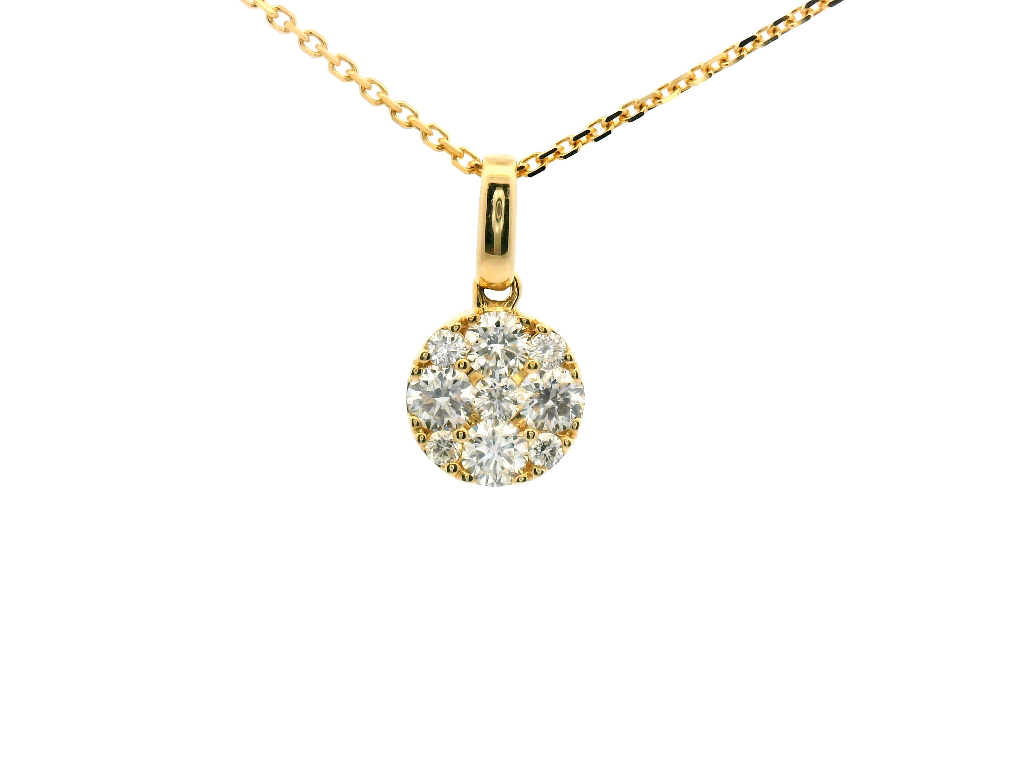 Diamond Cluster Pendant