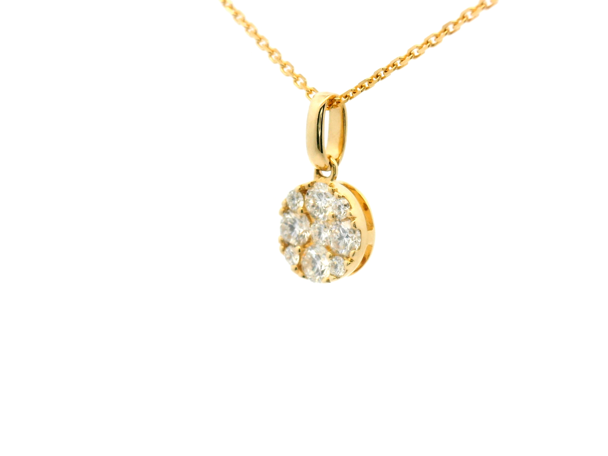Diamond Cluster Pendant