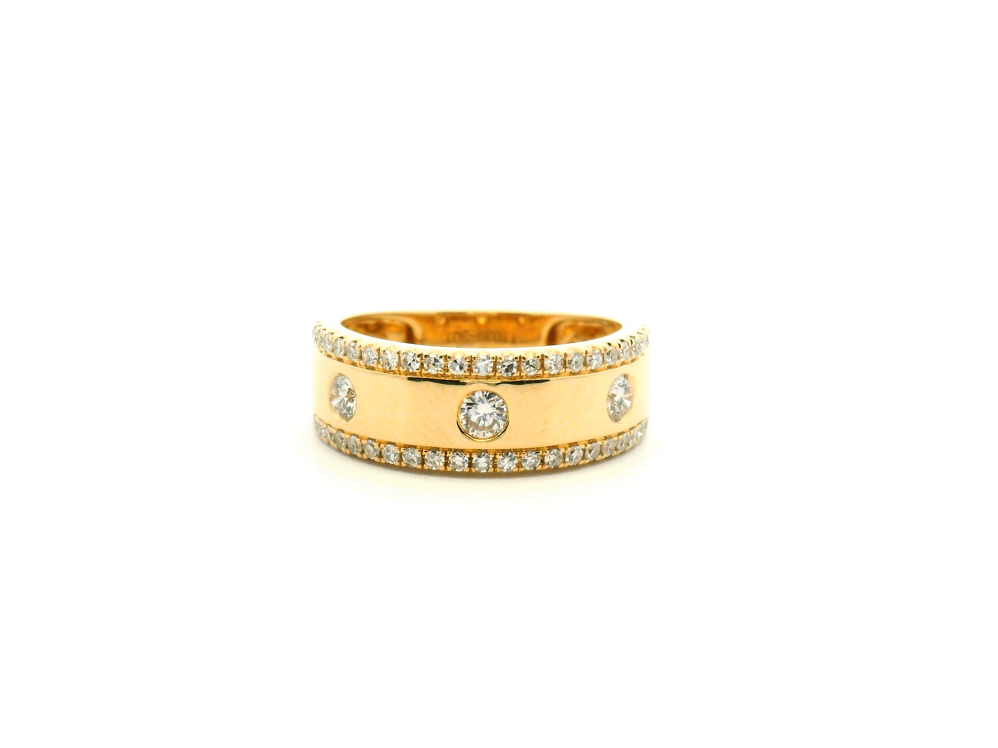 Flush Set Diamond Fashion Ring
