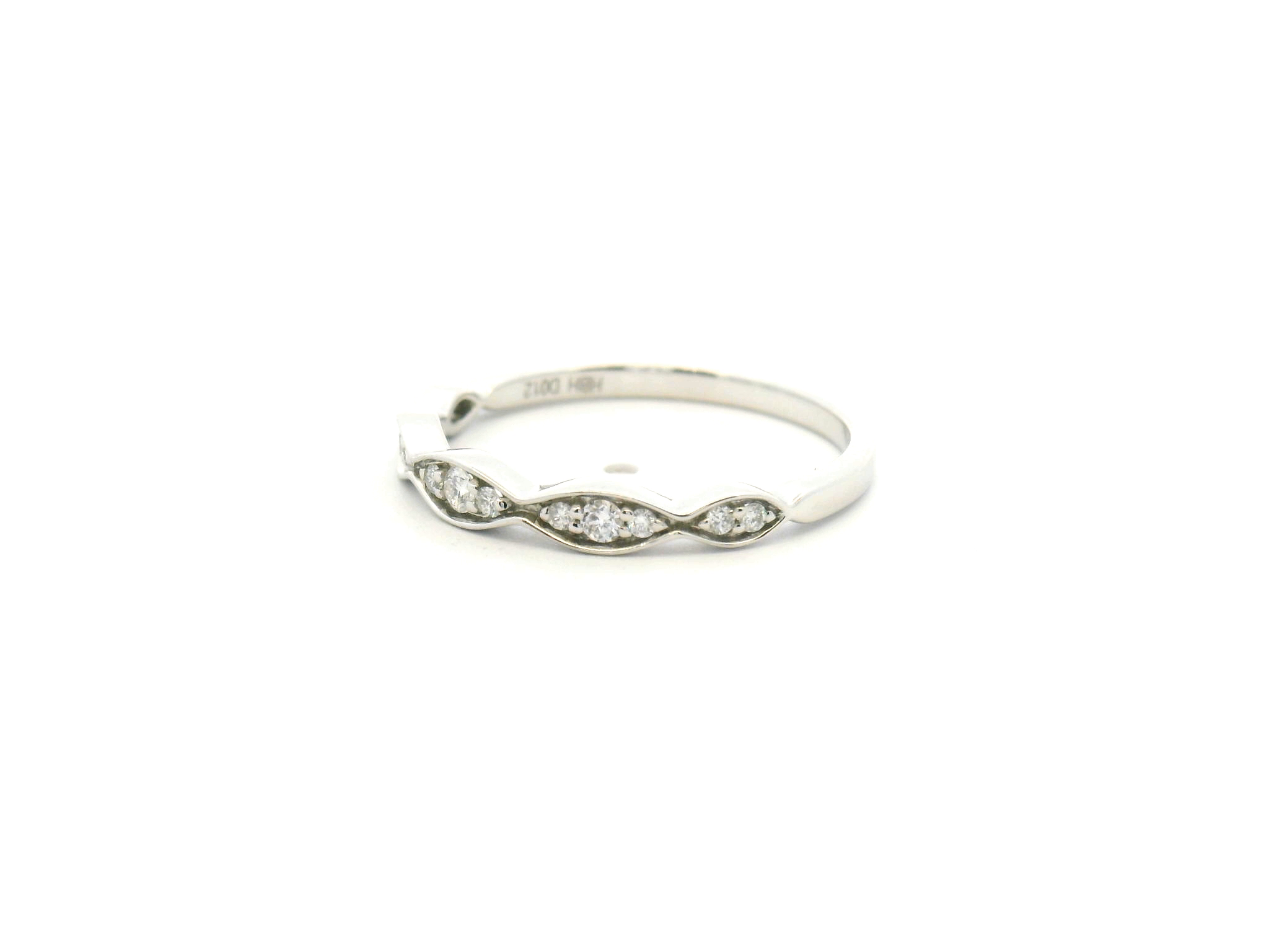 Diamond Marquise Station Wedding Band
