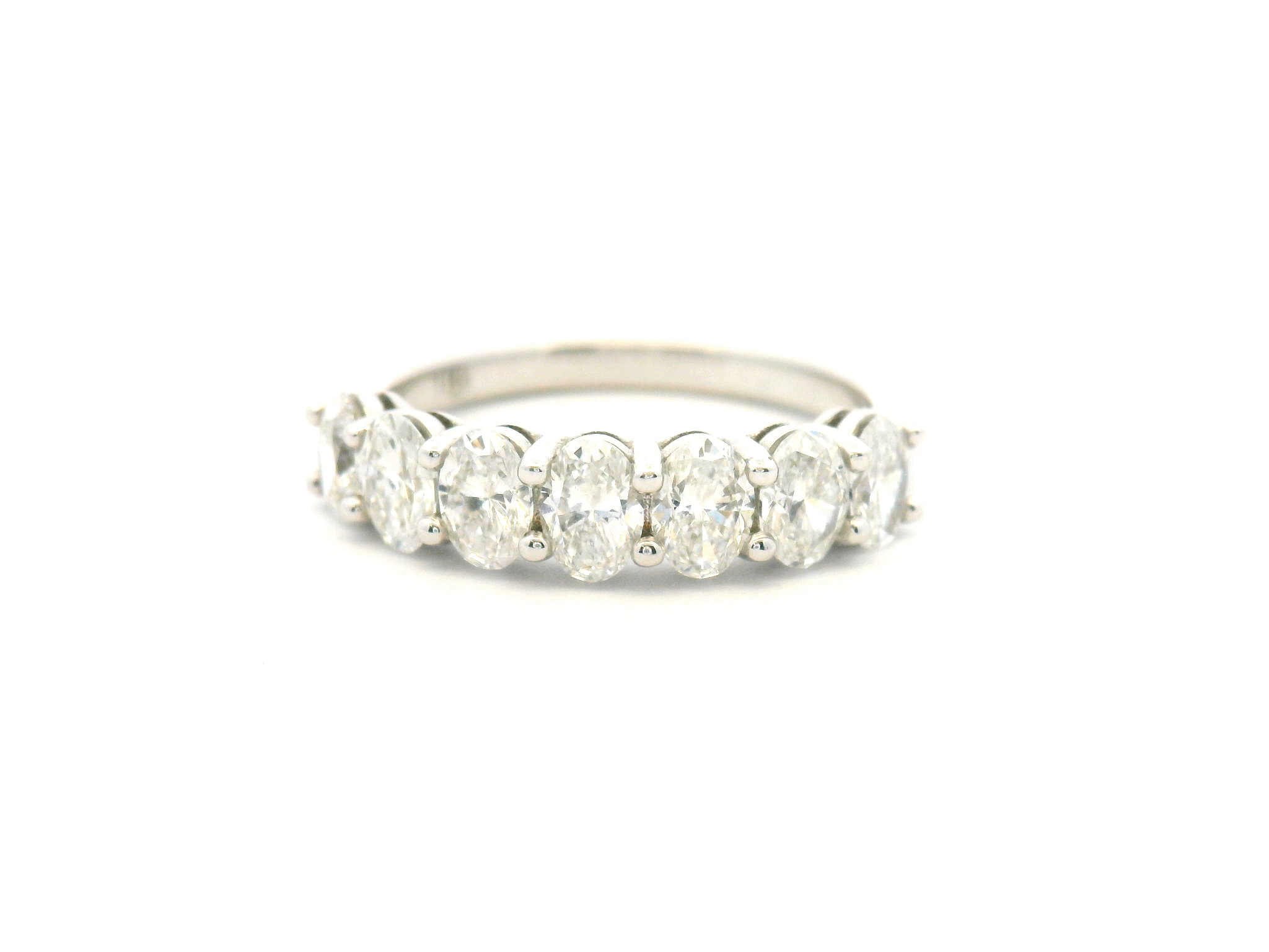 Vertical Oval Diamond Fashion Ring