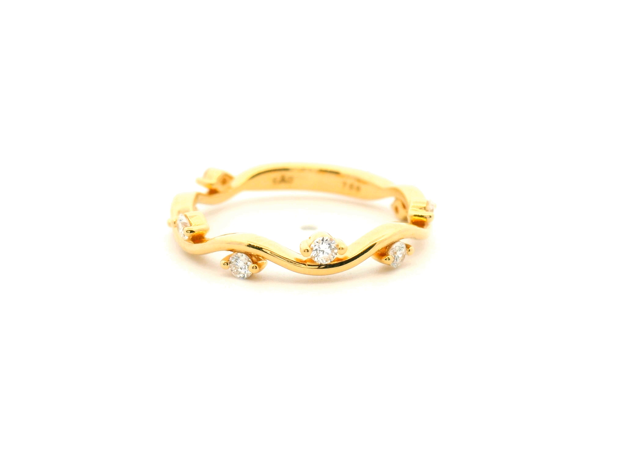 Diamond Twist Fashion Ring