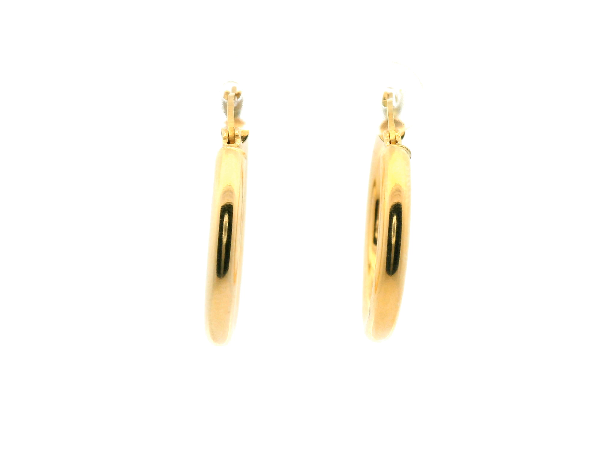 Yellow Gold Hoop Earrings