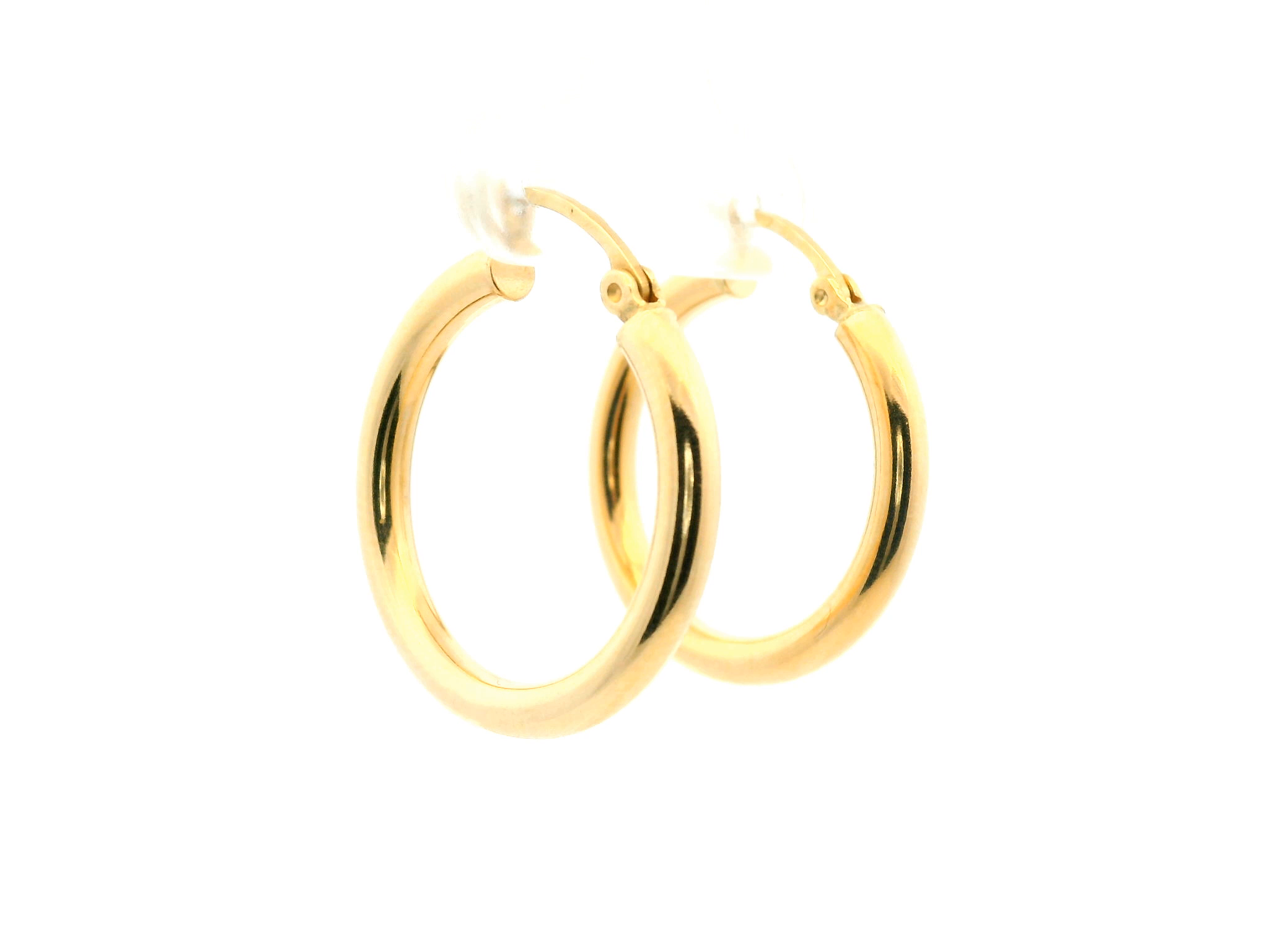 Yellow Gold Hoop Earrings