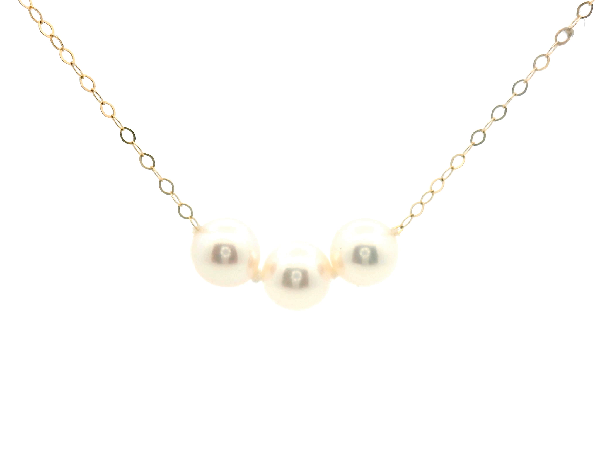 Three Pearl Necklace