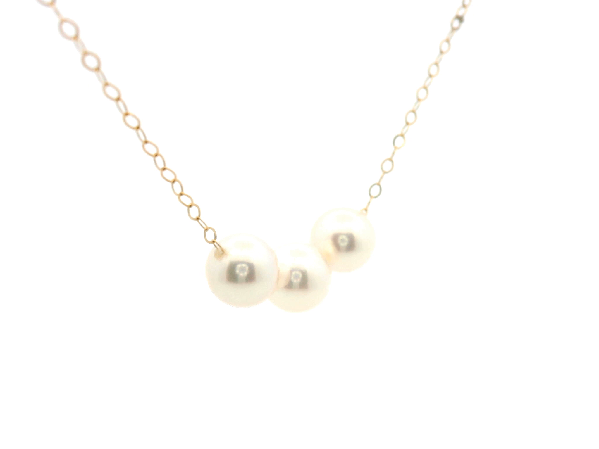 Three Pearl Necklace