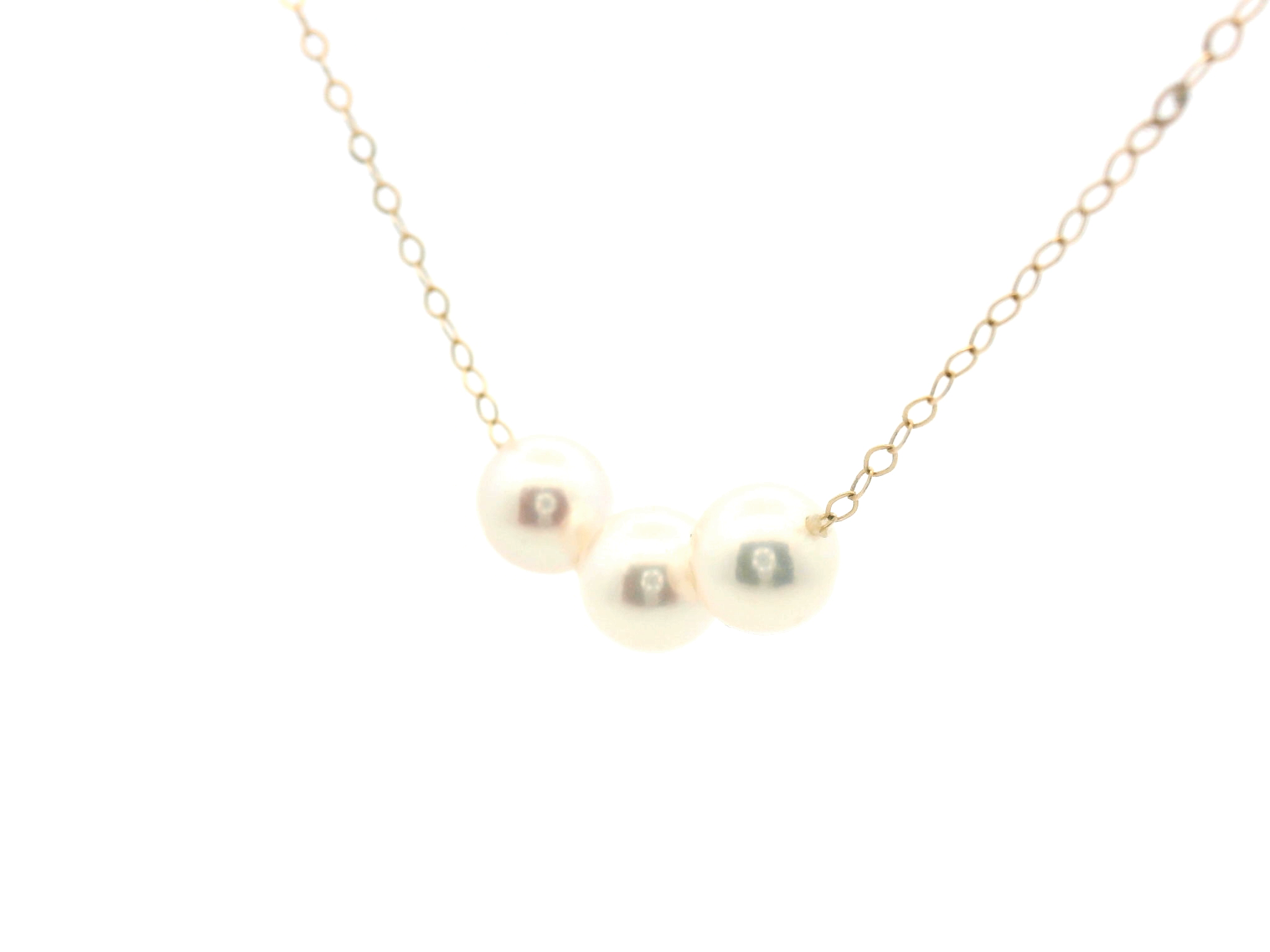Three Pearl Necklace